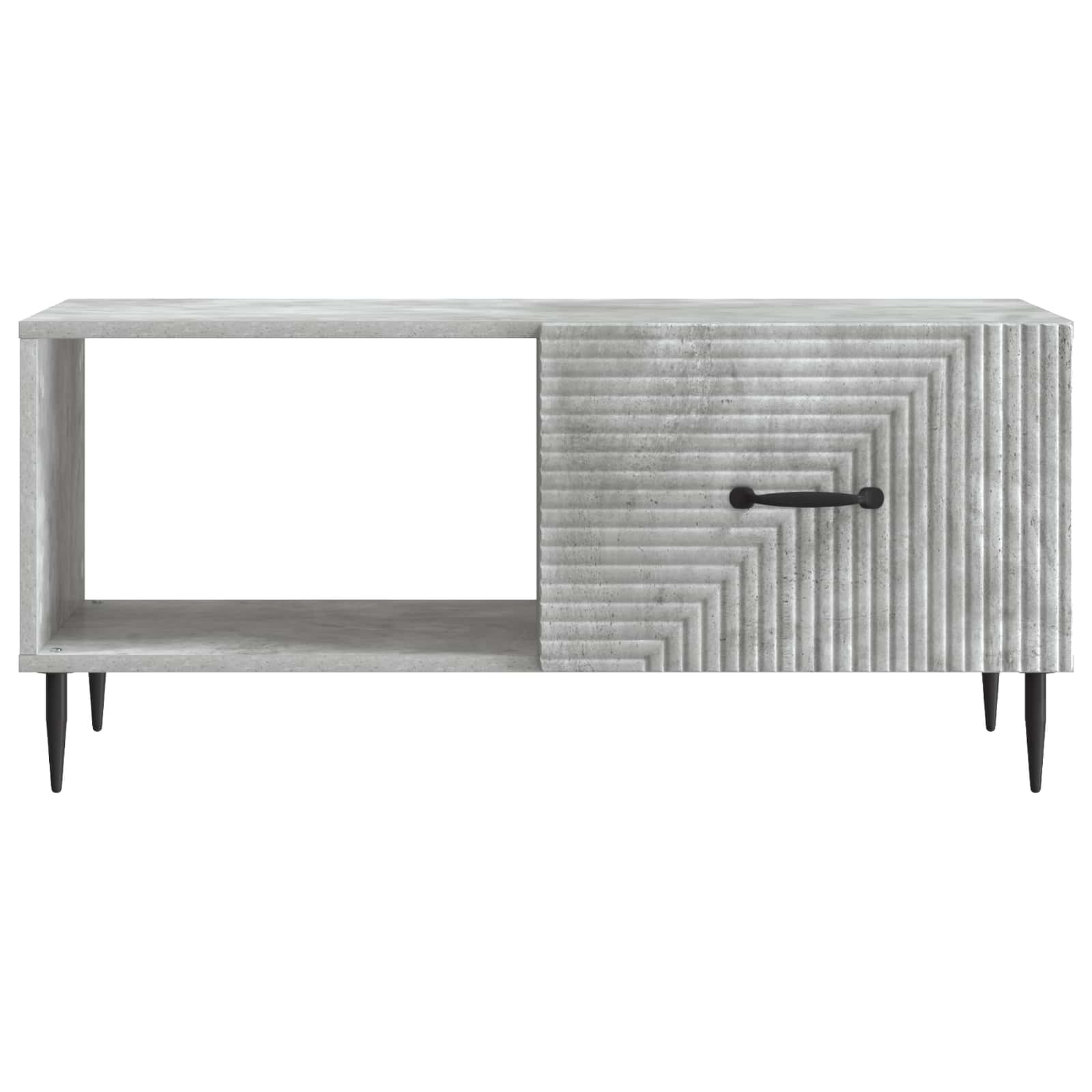 Table basse Gris béton 90 x 50 x 40 cm Bois d'ingénierie - XIOS