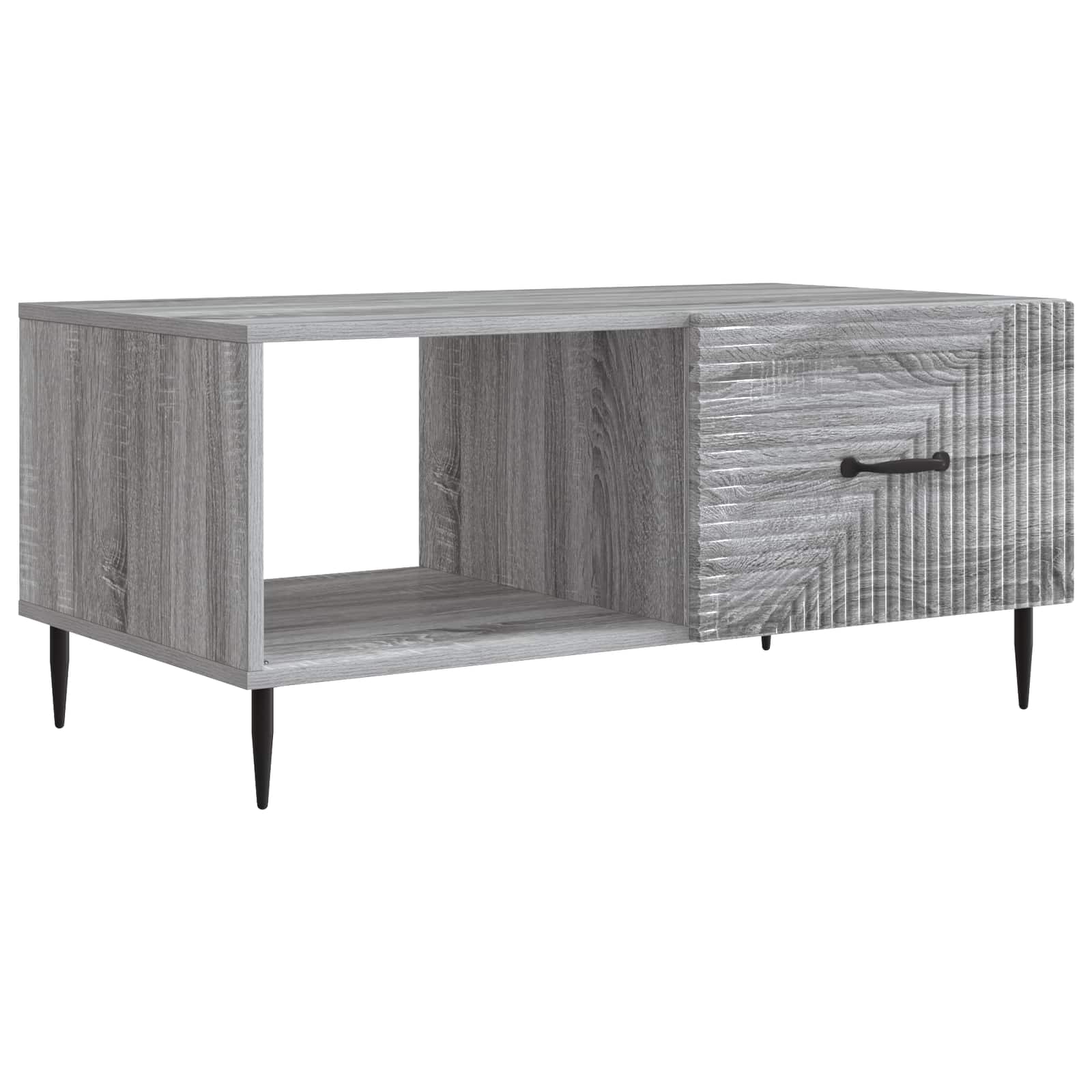 Table basse Sonoma gris 90 x 50 x 40 cm Bois d'ingénierie - XIOS