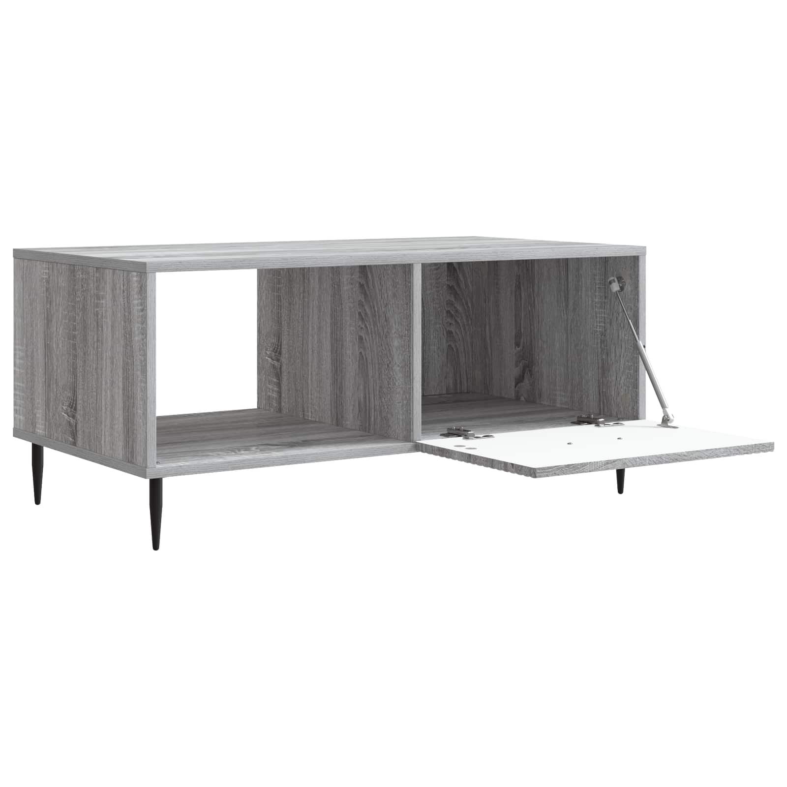 Table basse Sonoma gris 90 x 50 x 40 cm Bois d'ingénierie - XIOS
