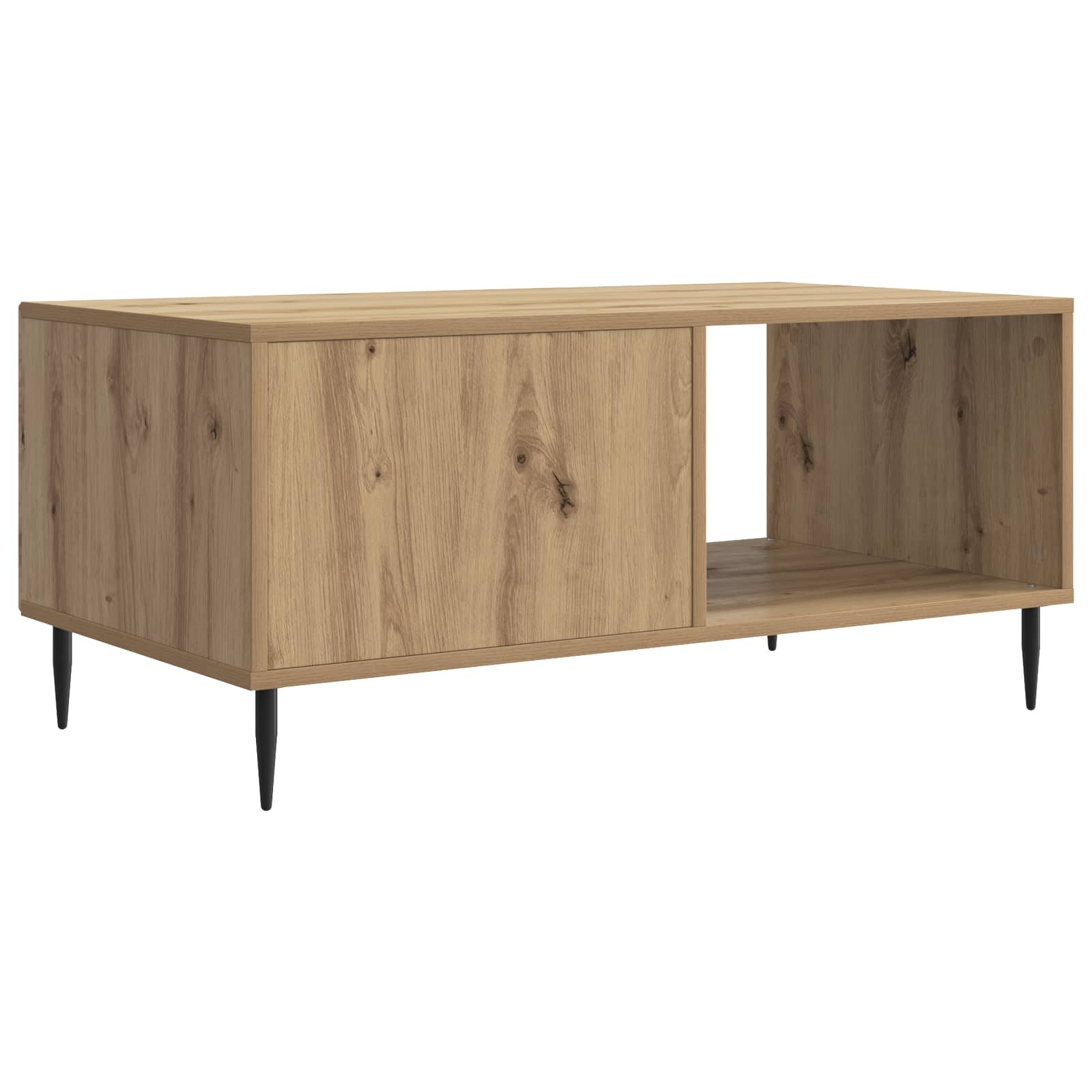 Table basse Chêne artisanal 90 x 50 x 40 cm Bois d'ingénierie - XIOS