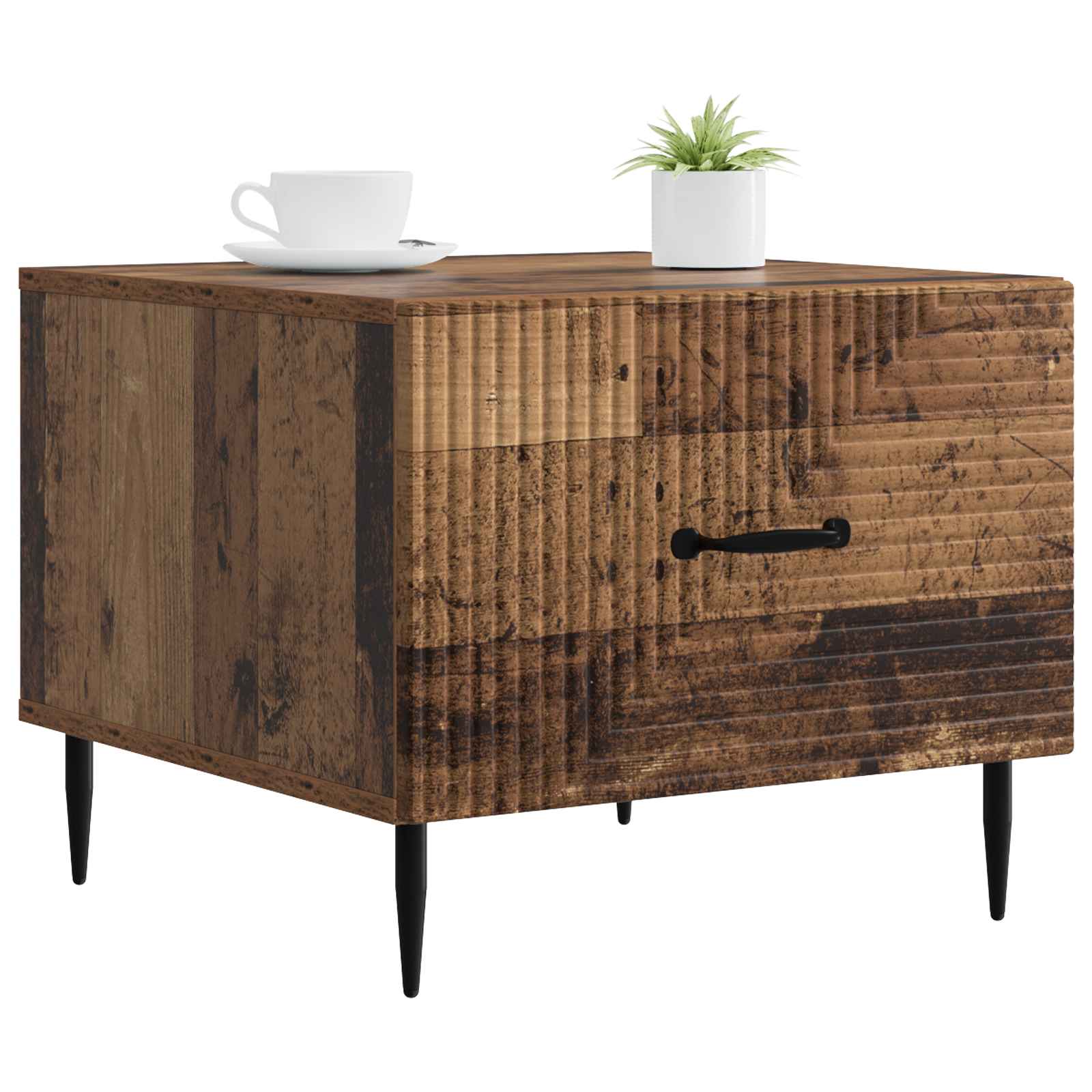 Table basse Bois ancien 49 x 50 x 40 cm Bois d'ingénierie - XIOS