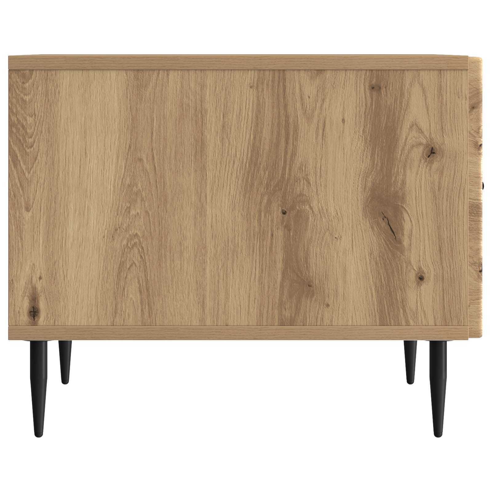 Table basse Chêne artisanal 49 x 50 x 40 cm Bois d'ingénierie - XIOS