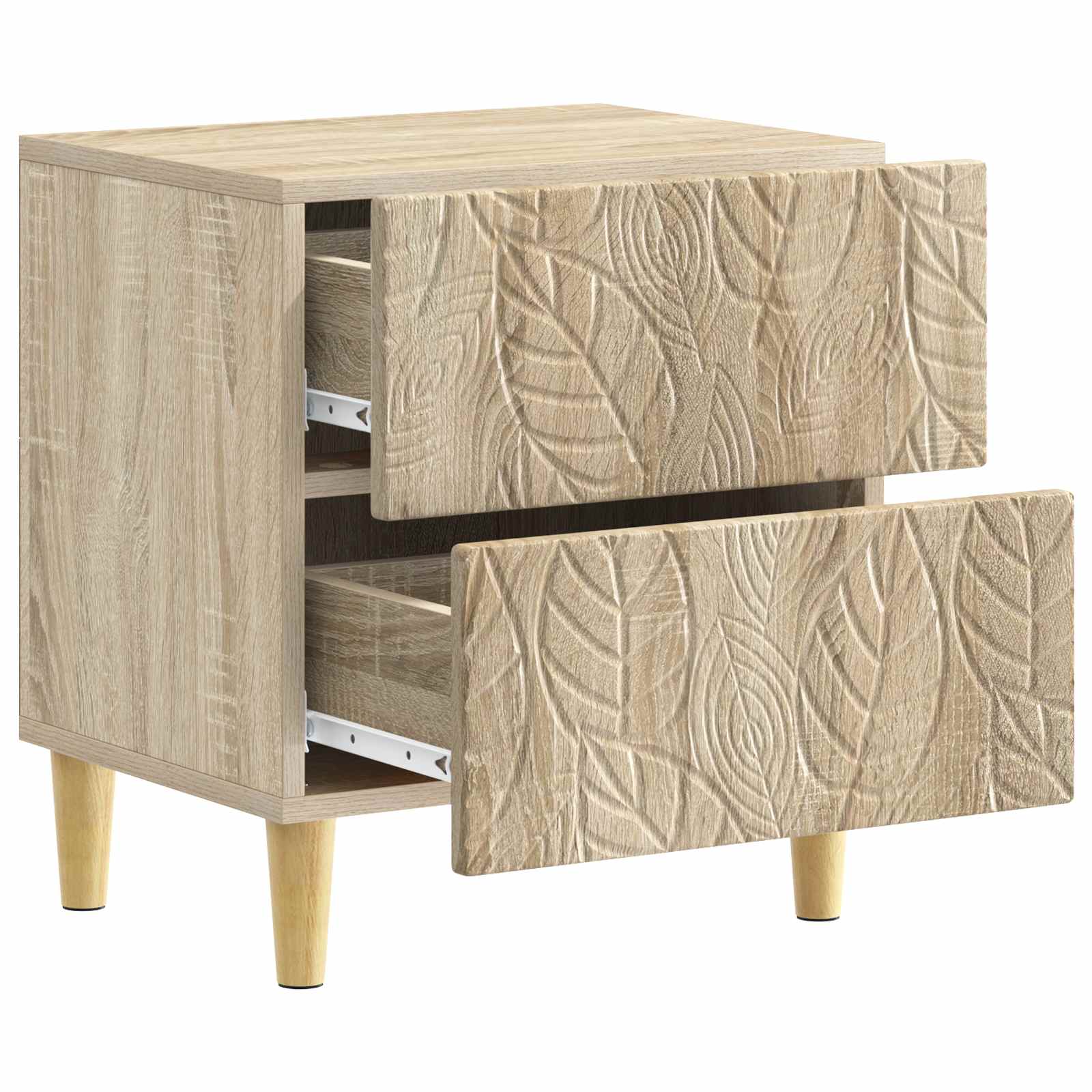 Table de chevet 2 pcs Chêne Sonoma 43 x 34,5 x 48 cm - XIOS