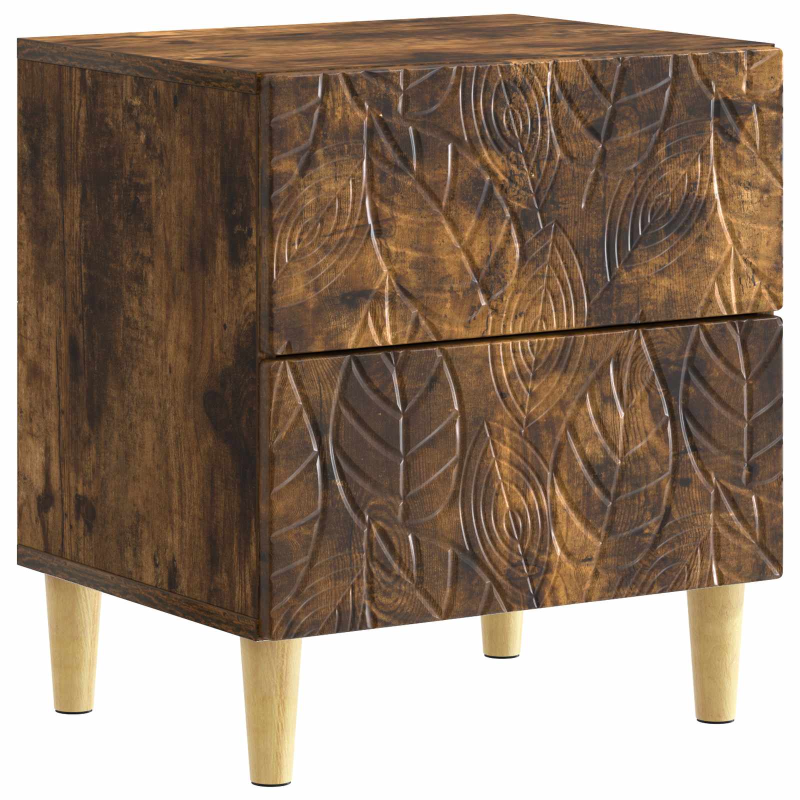 Table de chevet 2 pcs Chêne fumé 43 x 34,5 x 48 cm - XIOS