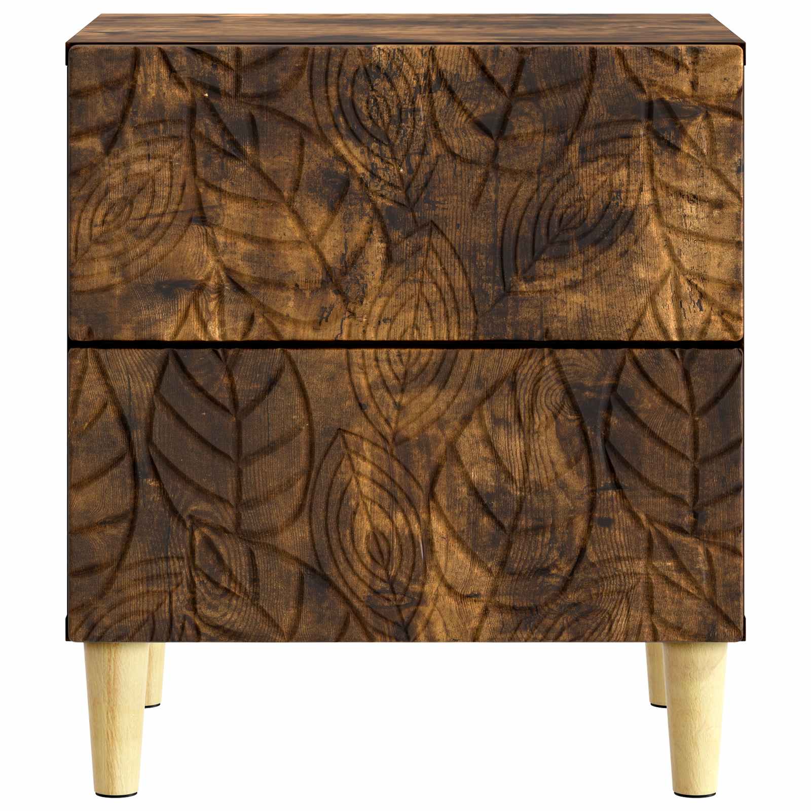 Table de chevet 2 pcs Chêne fumé 43 x 34,5 x 48 cm - XIOS