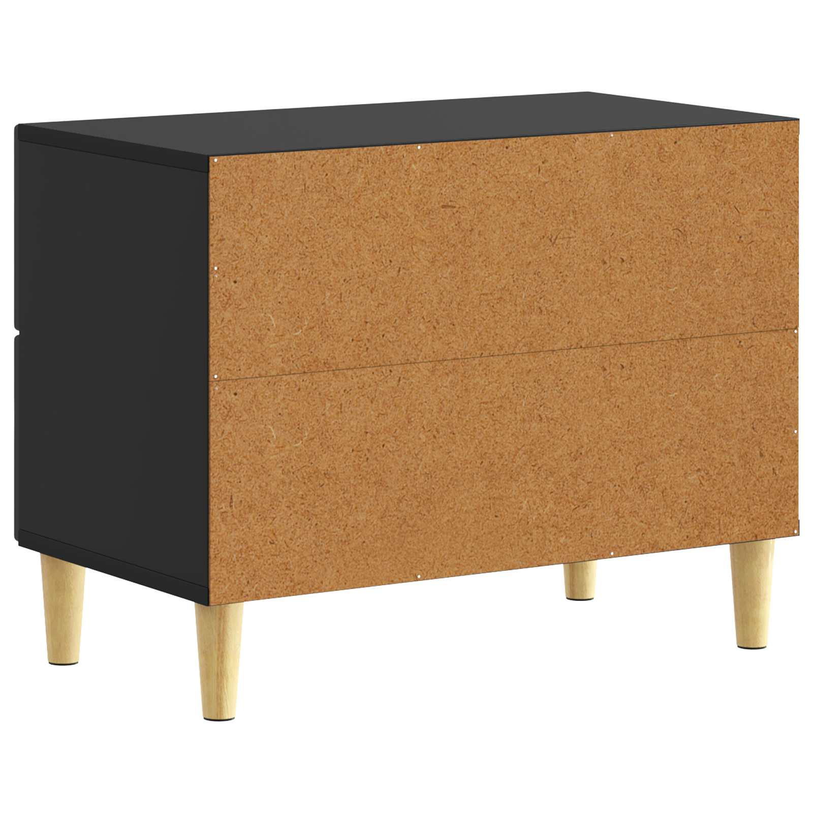 Table de chevet Noir 62 x 34,5 x 48 cm Bois d'ingénierie - XIOS