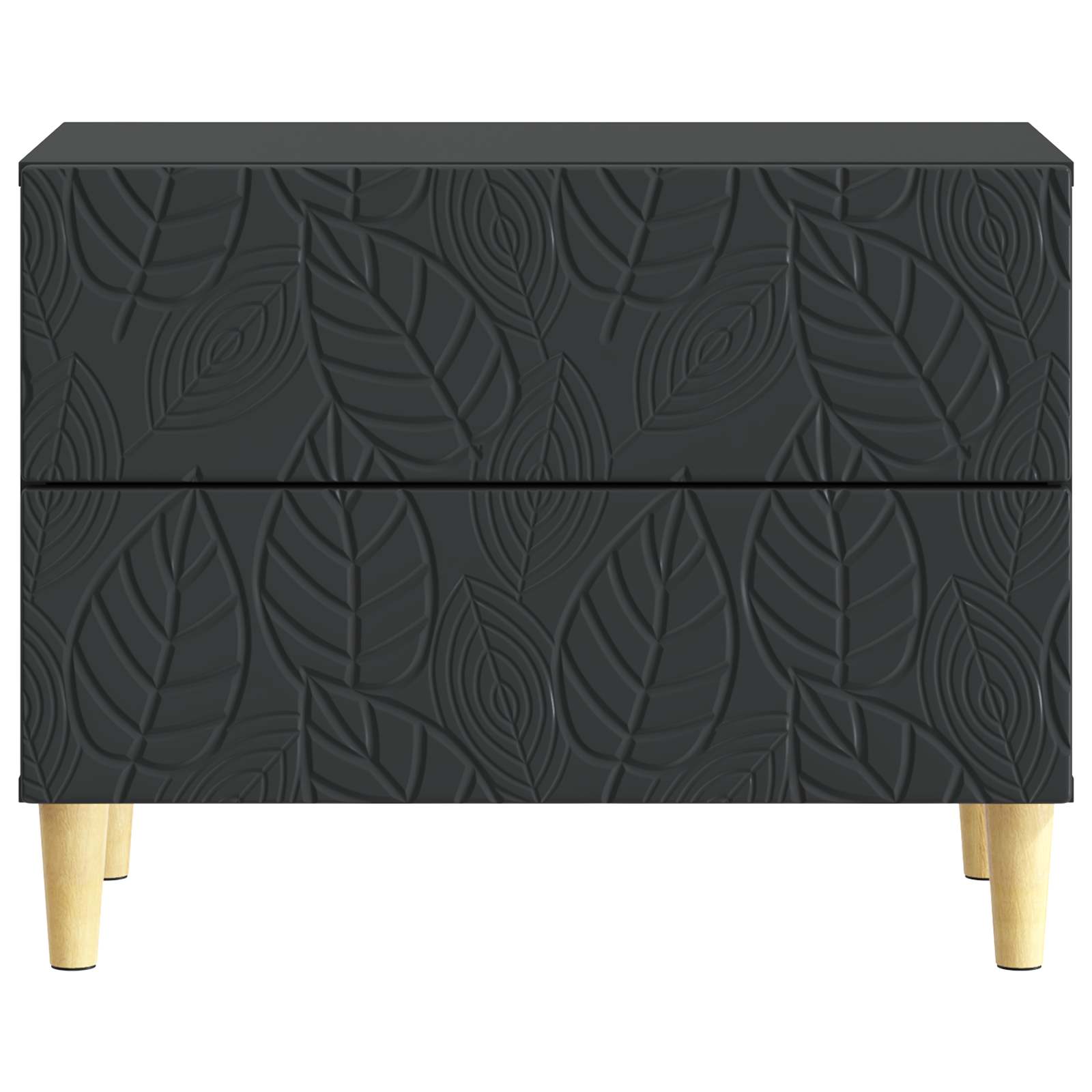 Table de chevet Noir 62 x 34,5 x 48 cm Bois d'ingénierie - XIOS