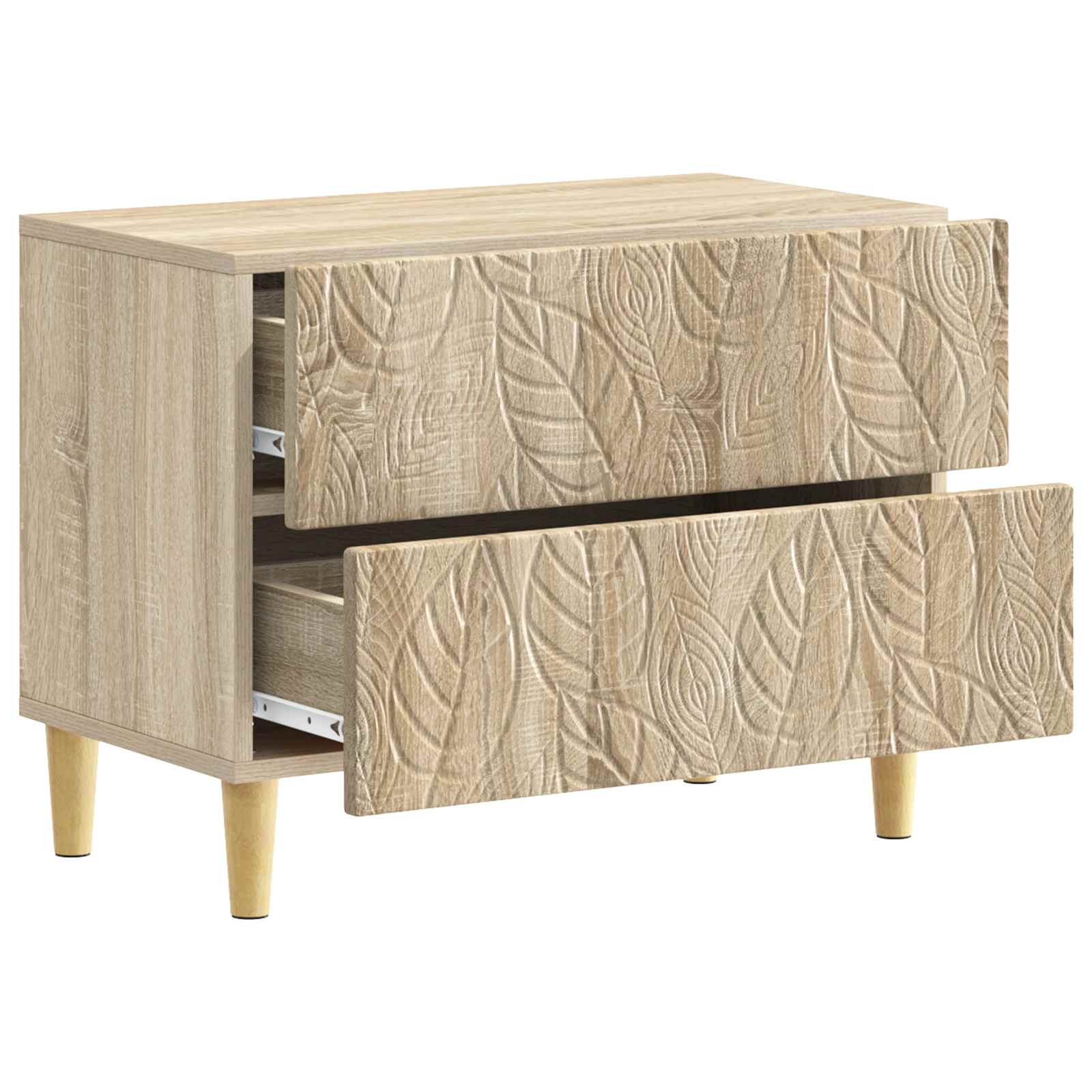Table de chevet Chêne Sonoma 62 x 34,5 x 48 cm - XIOS