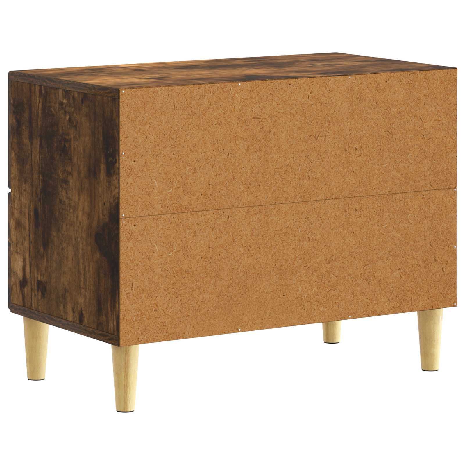 Table de chevet Chêne fumé 62 x 34,5 x 48 cm Bois d'ingénierie - XIOS