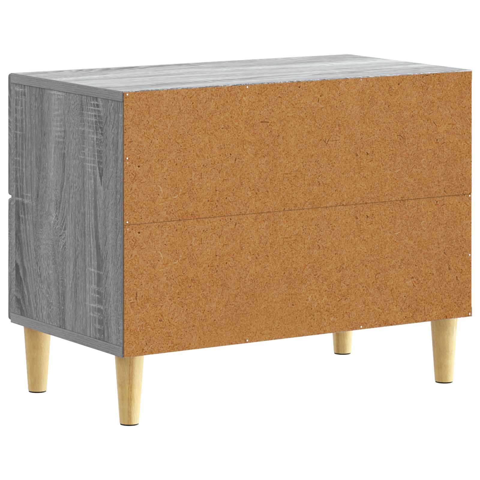 Table de chevet Sonoma gris 62 x 34,5 x 48 cm Bois d'ingénierie - XIOS