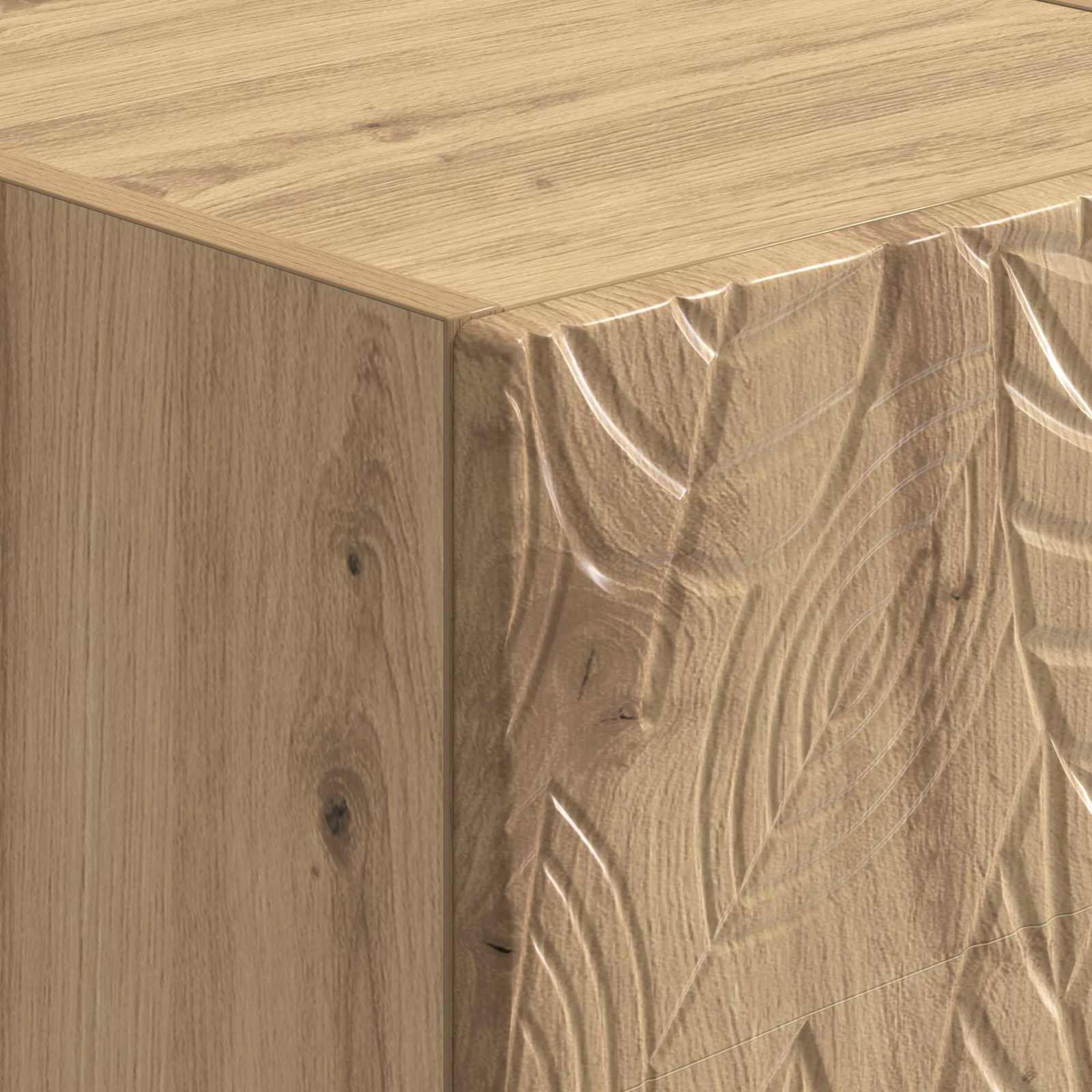 Table de chevet Chêne artisanal 62 x 34,5 x 48 cm
