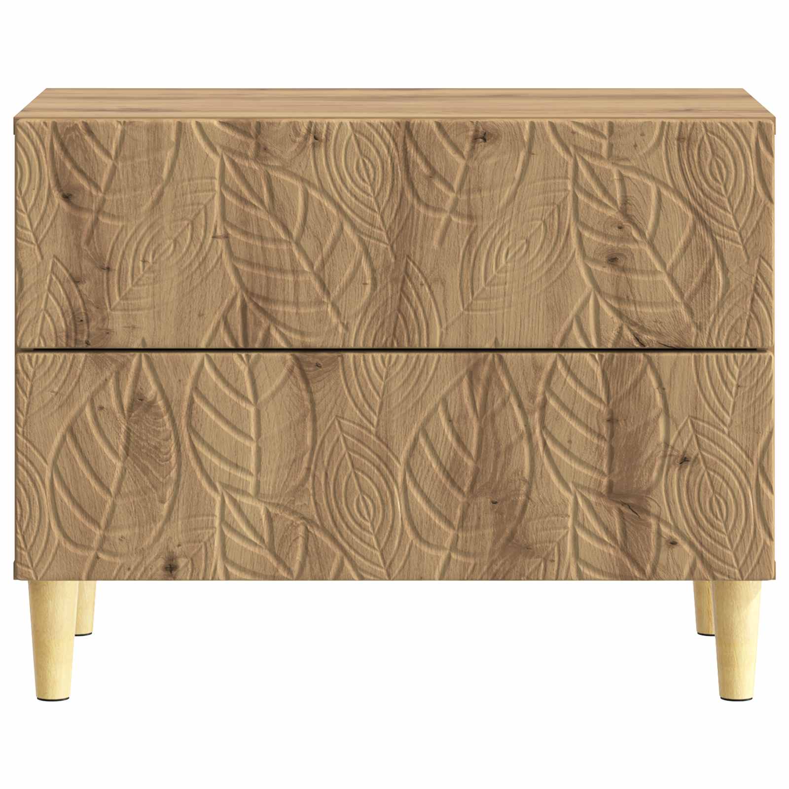 Table de chevet Chêne artisanal 62 x 34,5 x 48 cm