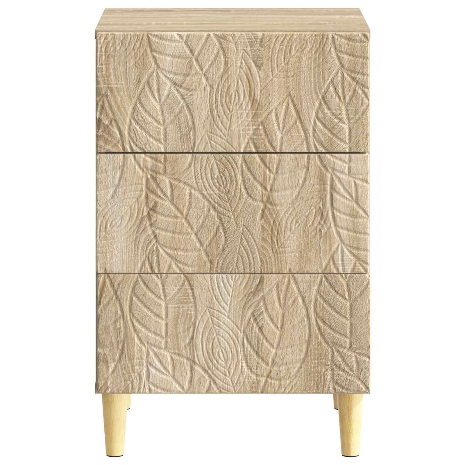 Table de chevet Chêne Sonoma 43 x 39,5 x 66,5 cm - XIOS