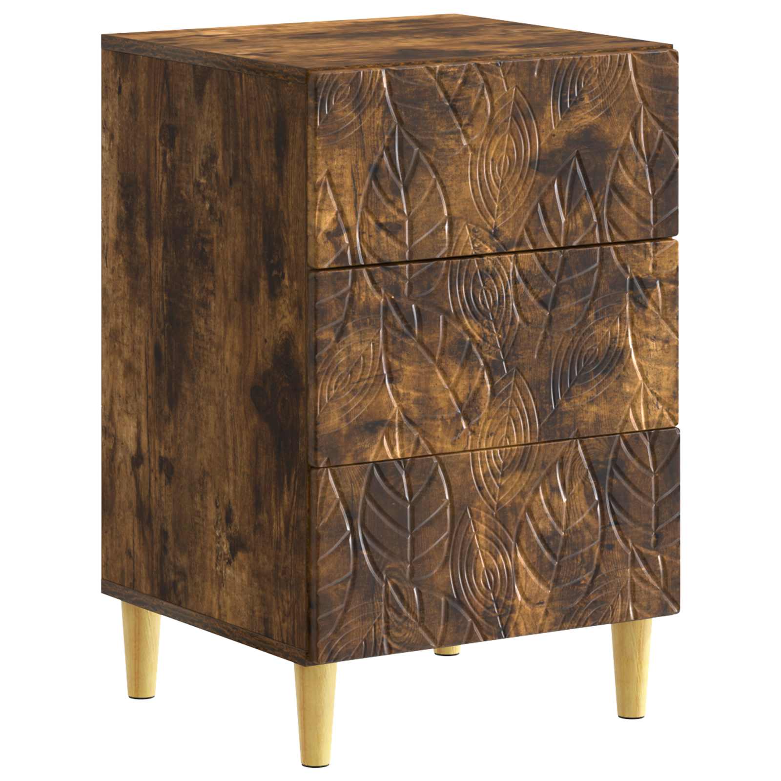 Table de chevet Chêne fumé 43 x 39,5 x 66,5 cm