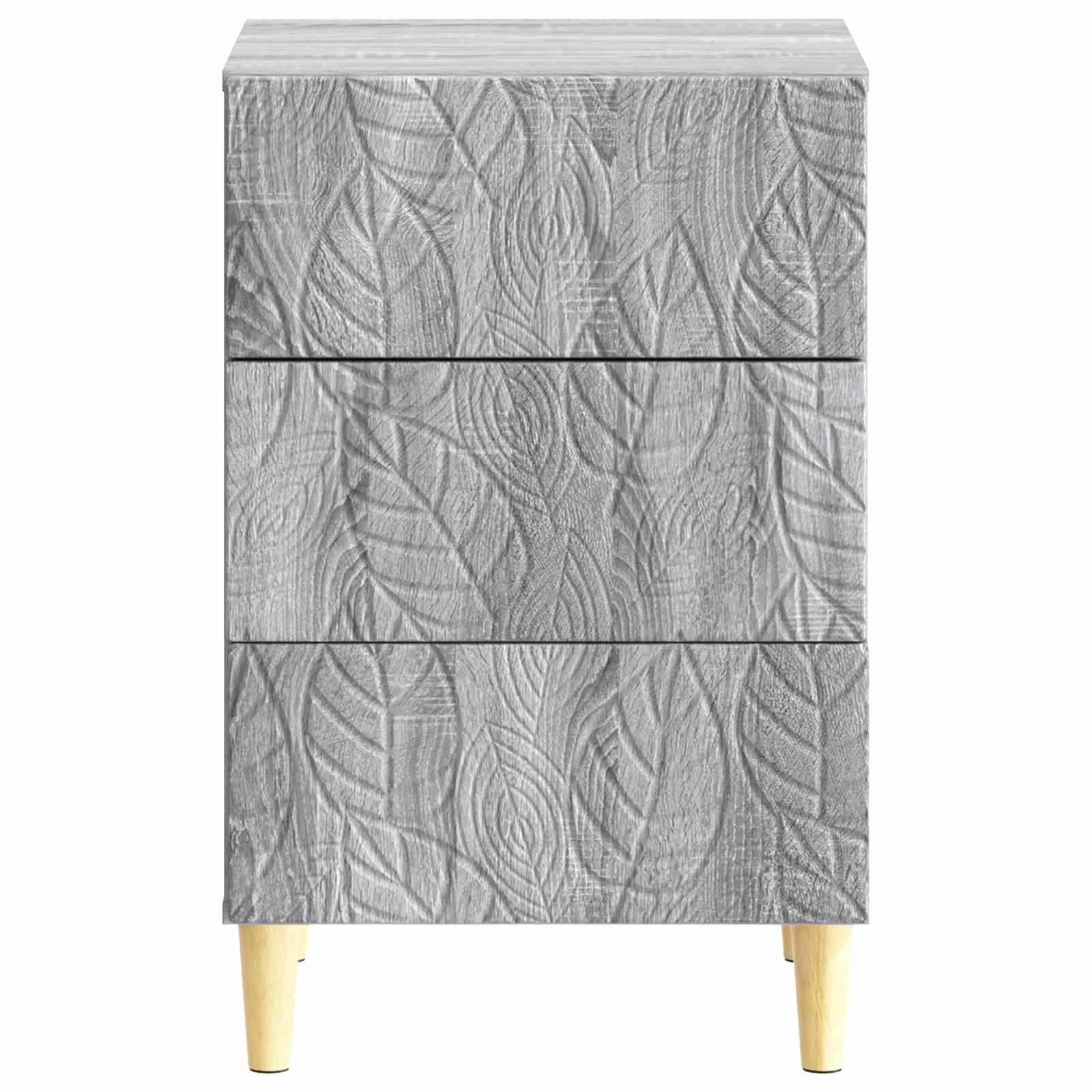 Table de chevet Sonoma gris 43 x 39,5 x 66,5 cm - XIOS