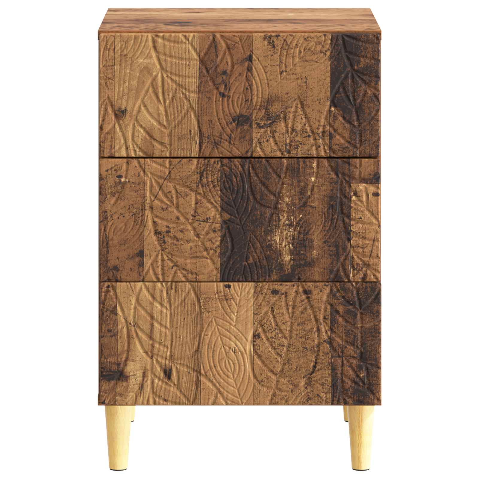 Table de chevet Bois ancien 43 x 39,5 x 66,5 cm - XIOS
