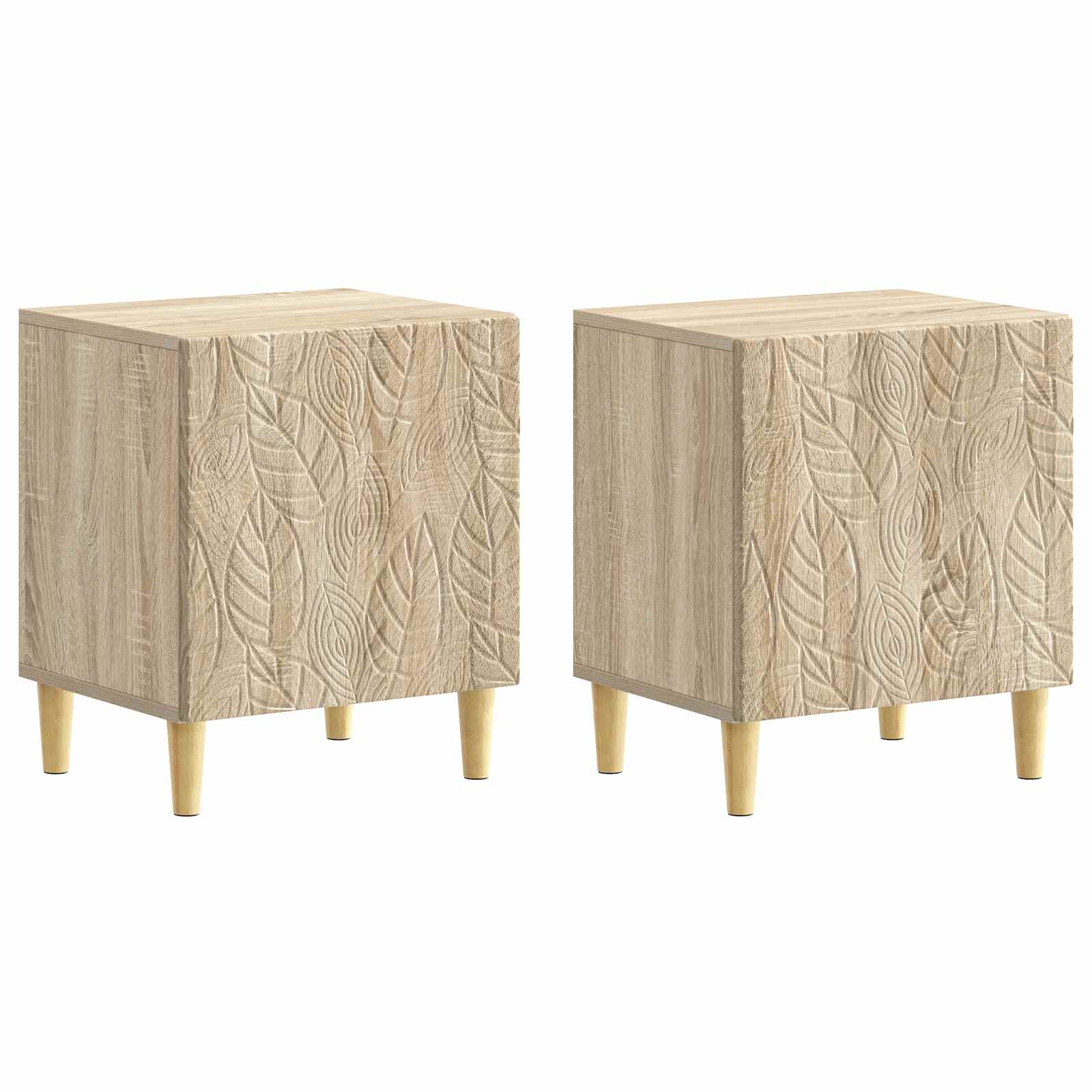 Table de chevet 2 pcs Chêne Sonoma 43 x 34,5 x 50 cm - XIOS