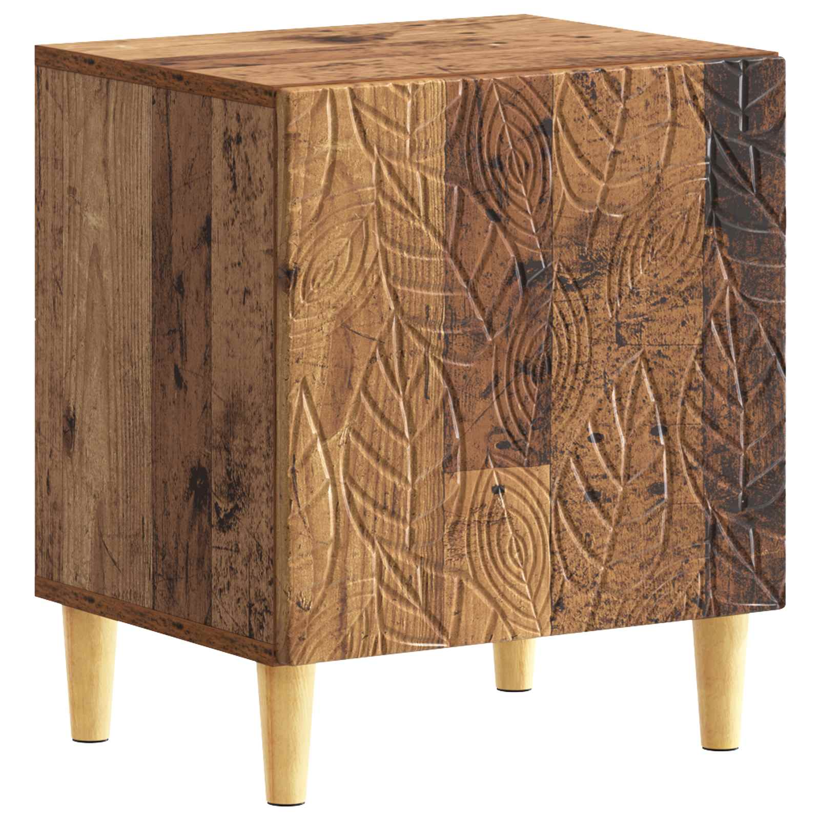 Table de chevet 2 pcs Bois ancien 43 x 34,5 x 50 cm - XIOS