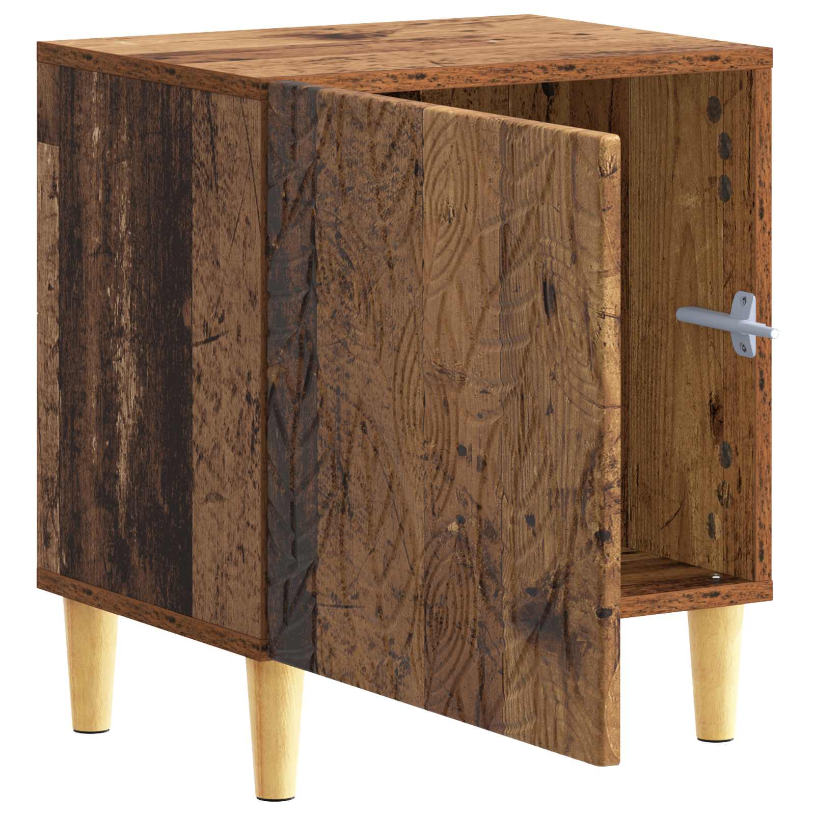 Table de chevet 2 pcs Bois ancien 43 x 34,5 x 50 cm - XIOS