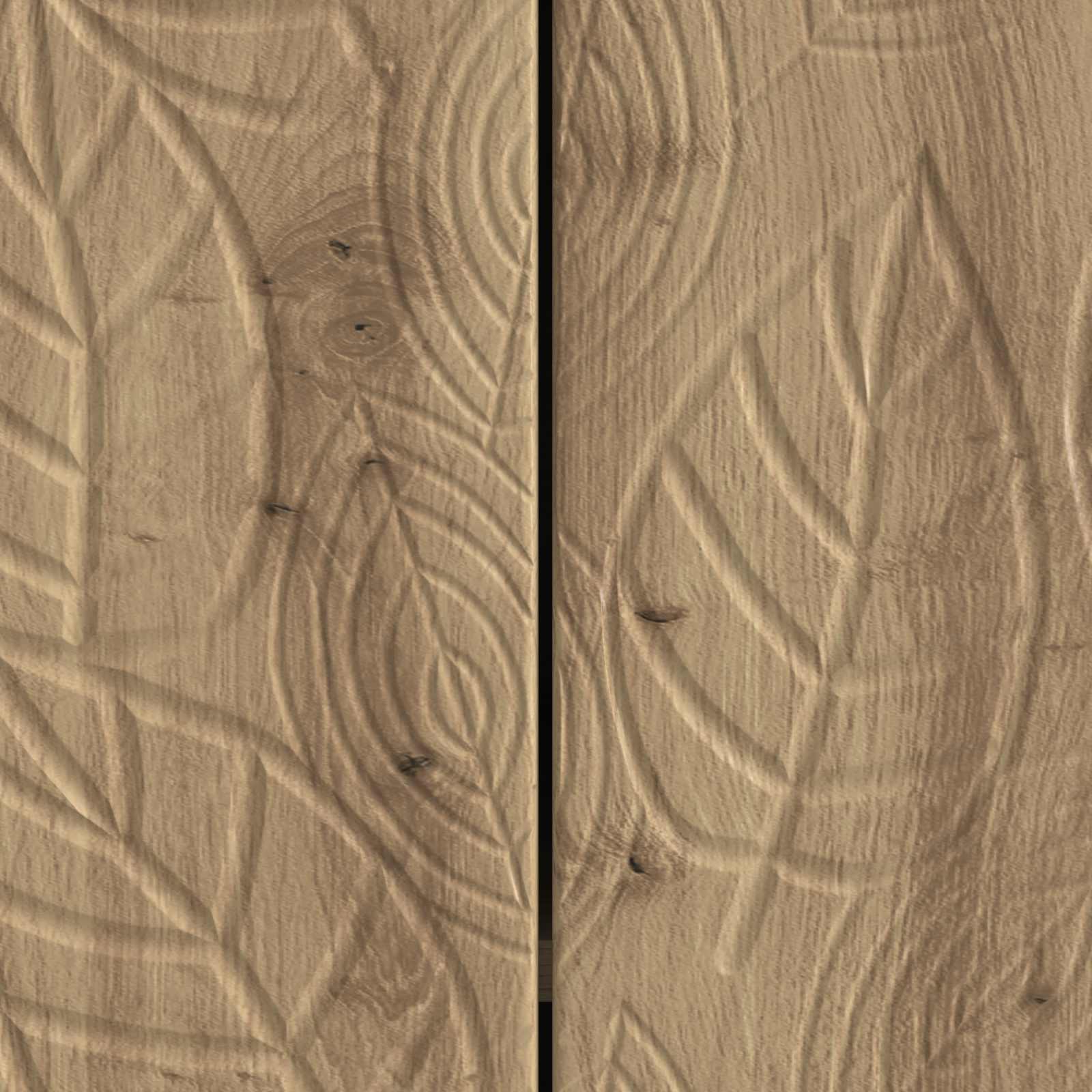Buffet Chêne artisanal 66 x 34,5 x 90 cm Bois d'ingénierie - XIOS