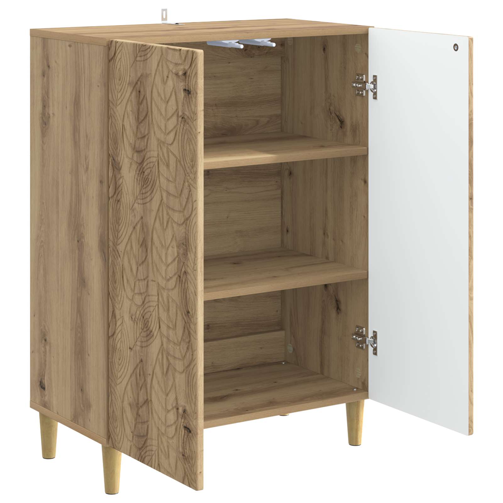 Buffet Chêne artisanal 66 x 34,5 x 90 cm Bois d'ingénierie - XIOS