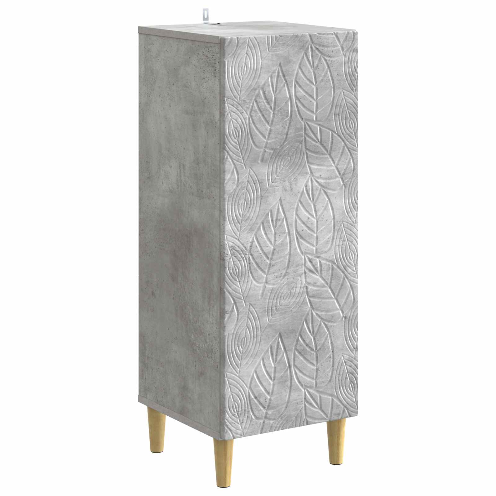 Buffet Gris béton 33 x 34,5 x 90 cm Bois d'ingénierie - XIOS