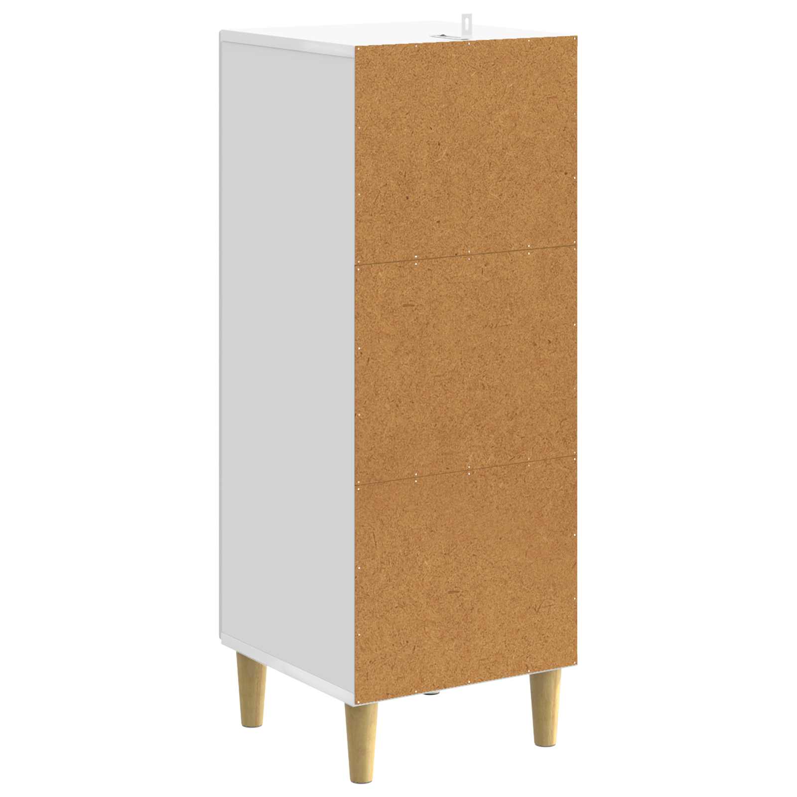 Buffet Blanc brillant 33 x 34,5 x 90 cm Bois d'ingénierie - XIOS