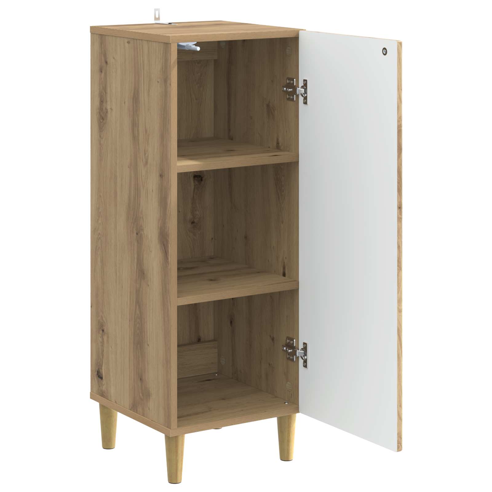 Buffet Chêne artisanal 33 x 34,5 x 90 cm Bois d'ingénierie - XIOS