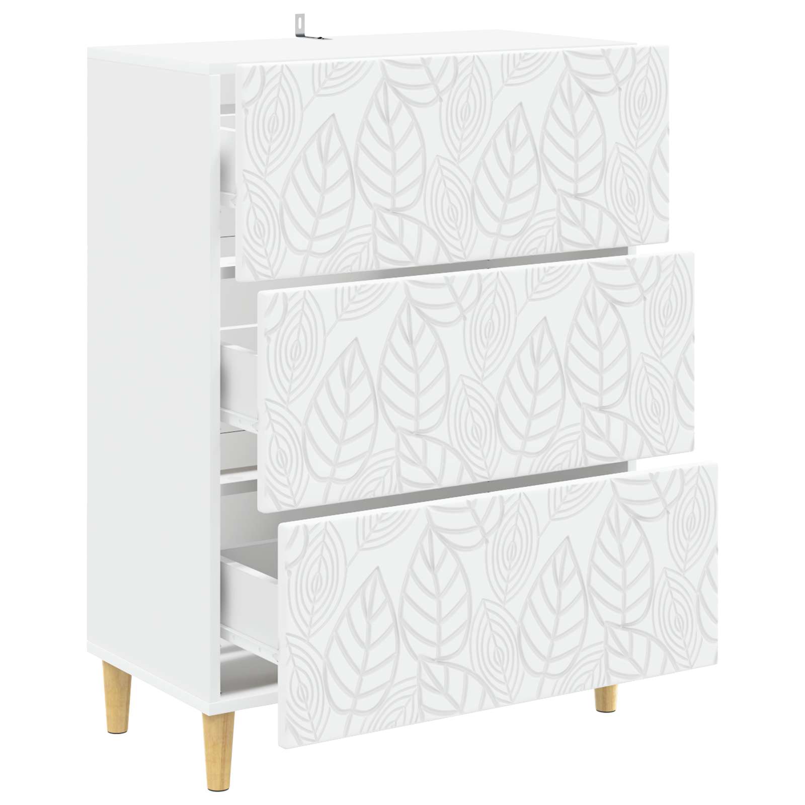 Armoire à tiroirs Blanc 66 x 34,5 x 90 cm Bois d'ingénierie - XIOS