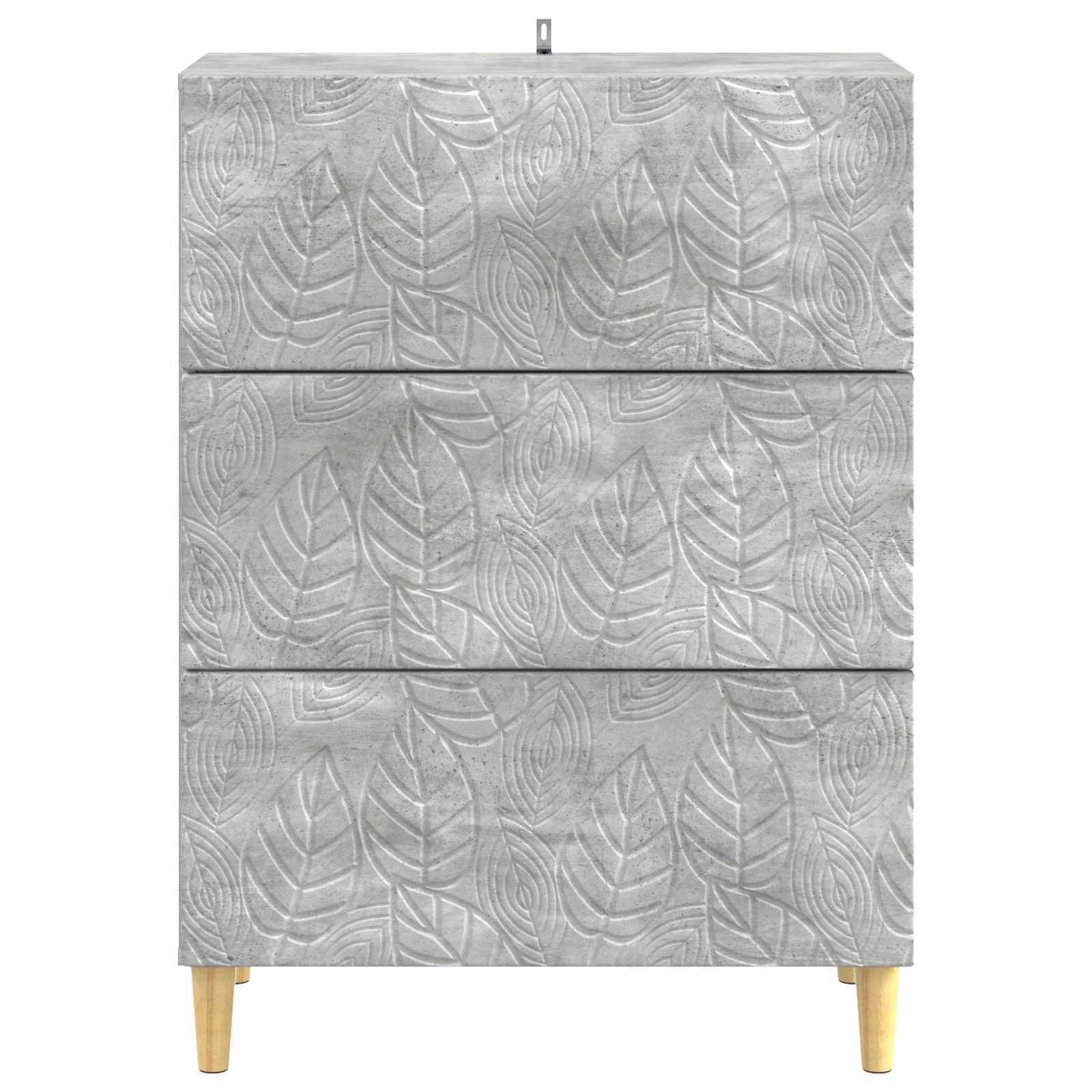 Armoire à tiroirs Gris béton 66 x 34,5 x 90 cm