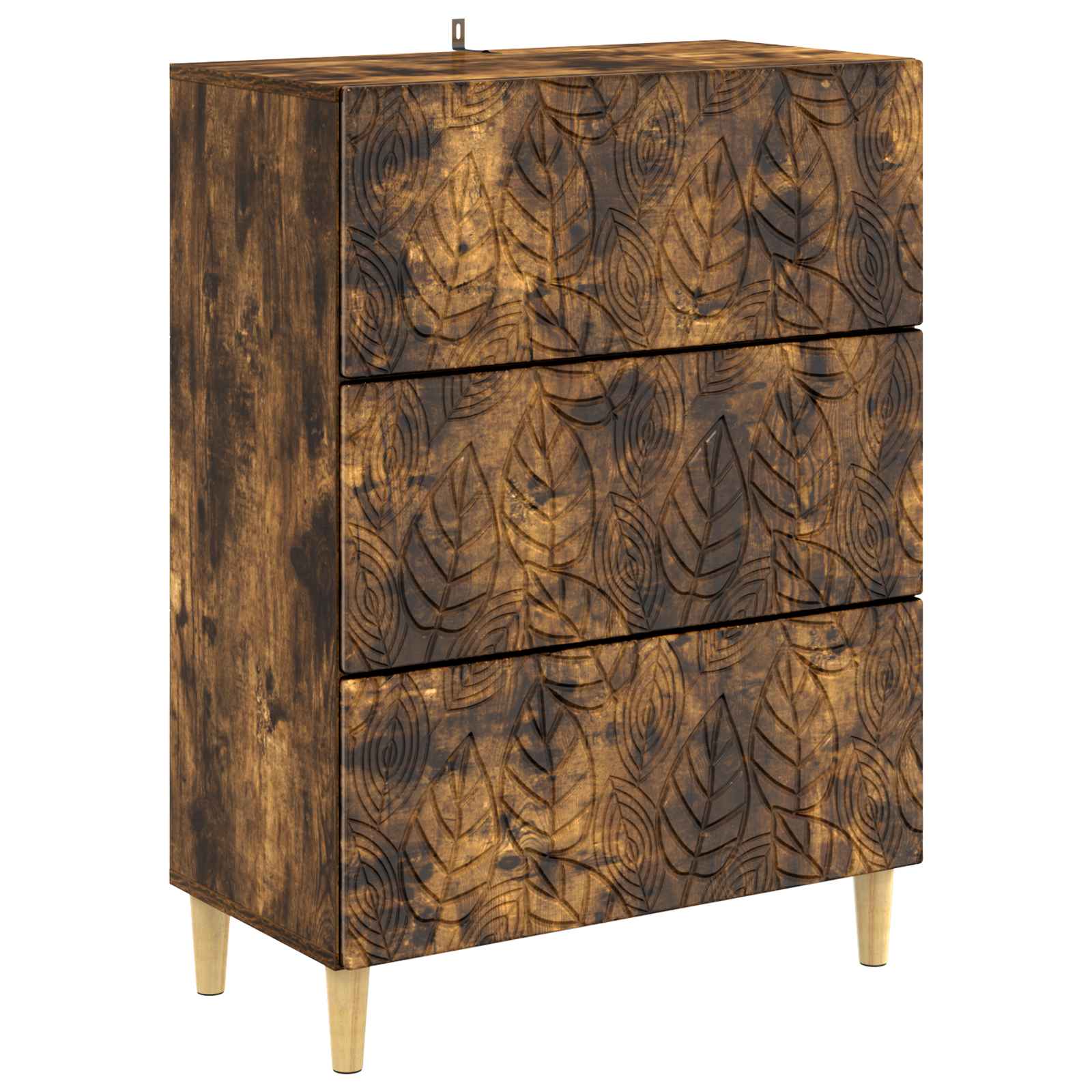 Armoire à tiroirs Chêne fumé 66 x 34,5 x 90 cm - XIOS