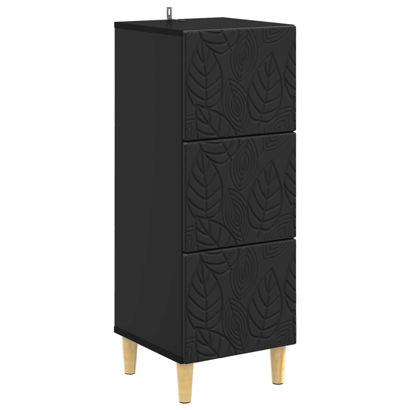 Armoire à tiroirs Noir 33 x 34,5 x 90 cm Bois d'ingénierie - XIOS
