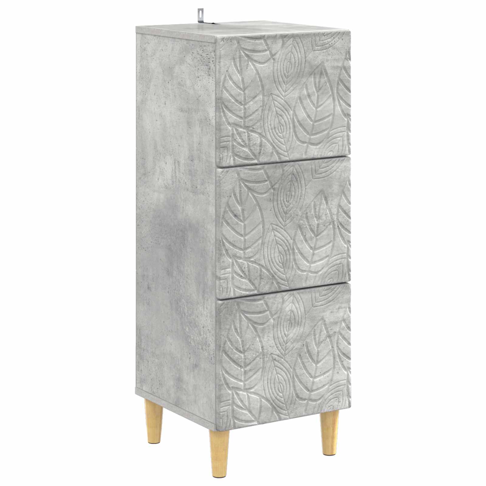 Armoire à tiroirs Gris béton 33 x 34,5 x 90 cm - XIOS