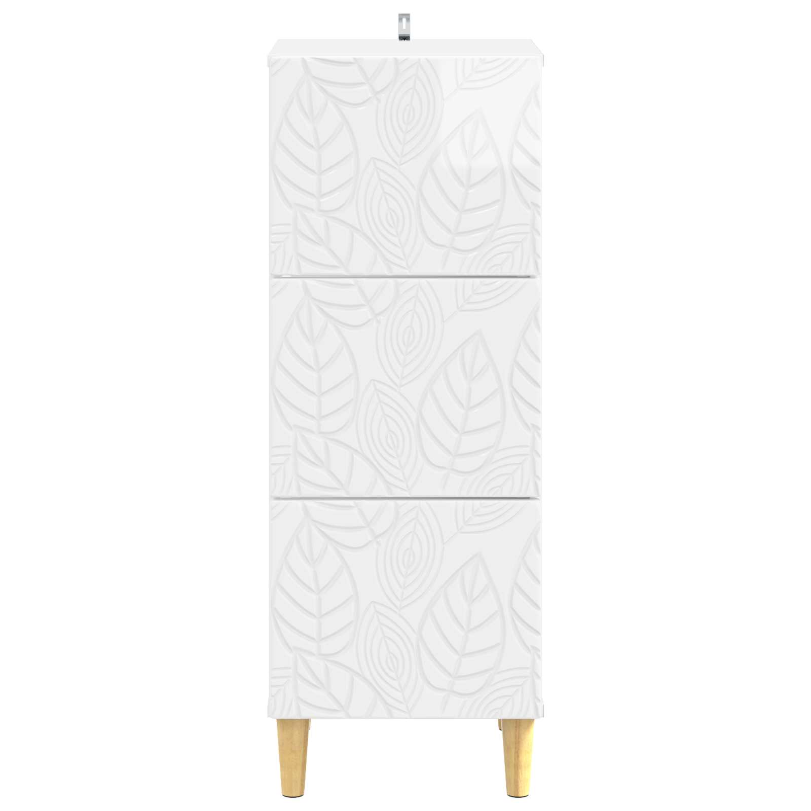 Armoire à tiroirs Blanc brillant 33 x 34,5 x 90 cm - XIOS