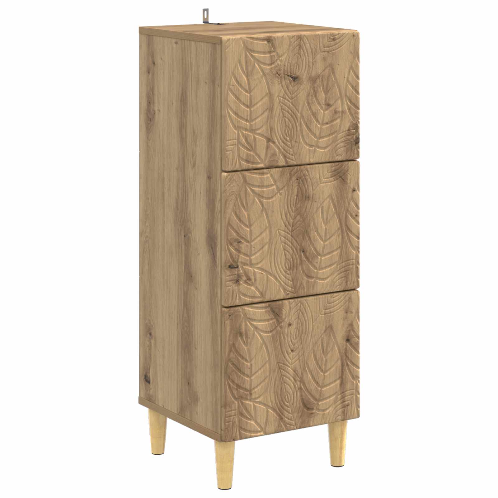 Armoire à tiroirs Chêne artisanal 33 x 34,5 x 90 cm - XIOS