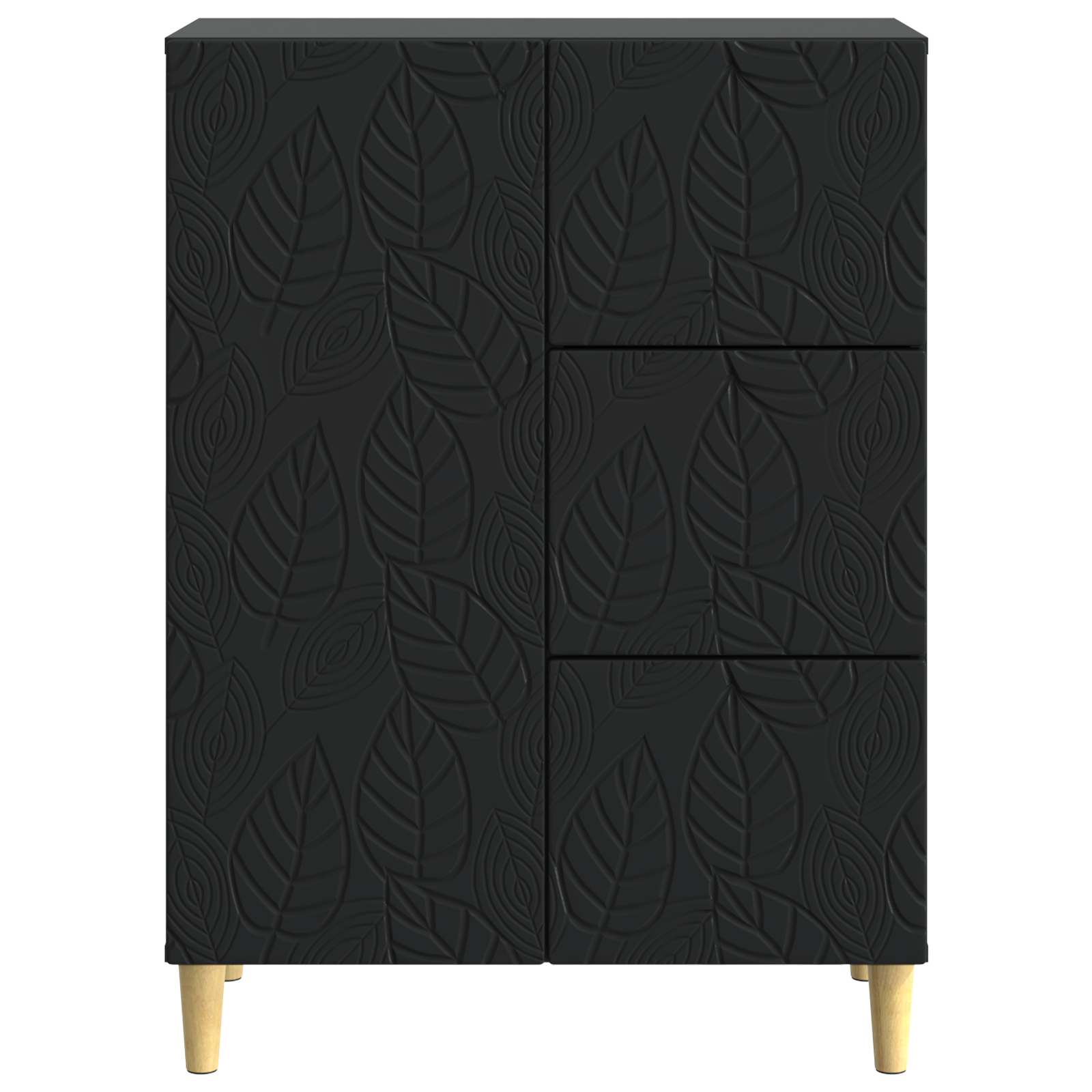 Buffet Noir 66 x 34,5 x 90 cm Bois d'ingénierie - XIOS