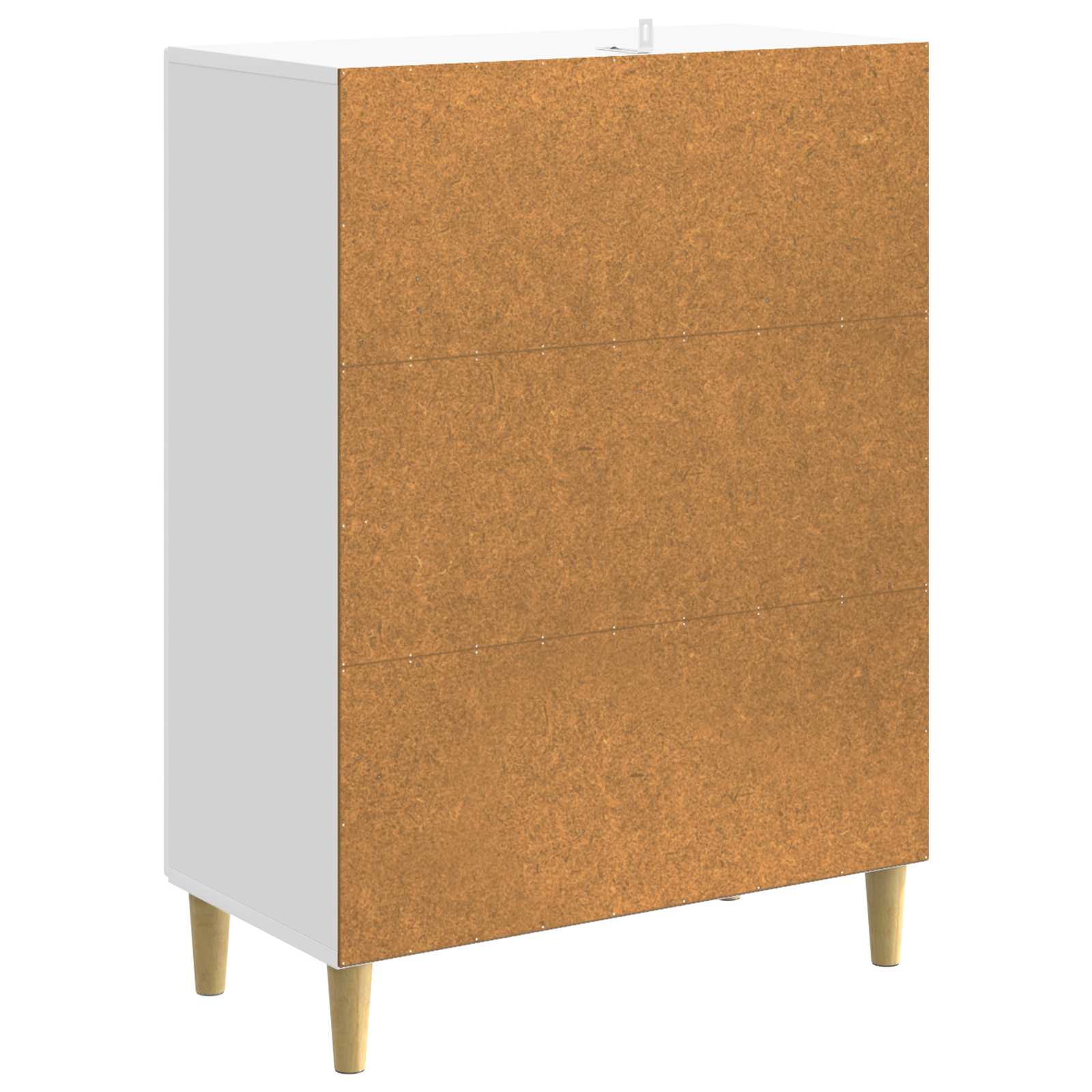 Buffet Blanc brillant 66 x 34,5 x 90 cm Bois d'ingénierie - XIOS