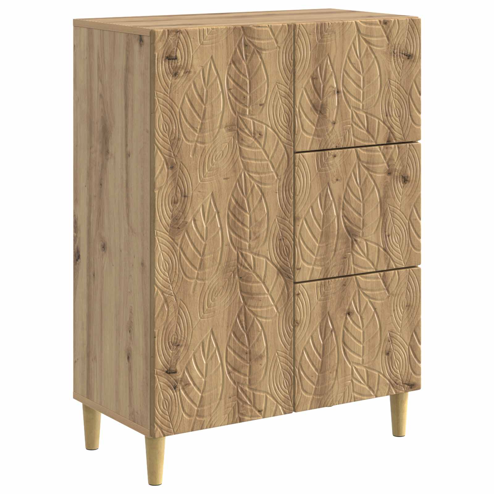 Buffet Chêne artisanal 66 x 34,5 x 90 cm Bois d'ingénierie - XIOS