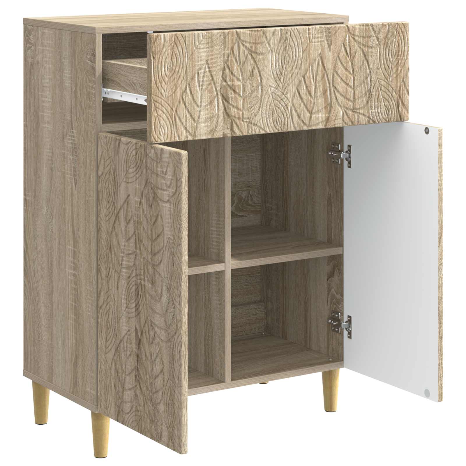 Buffet Chêne Sonoma 66 x 34,5 x 90 cm Bois d'ingénierie - XIOS