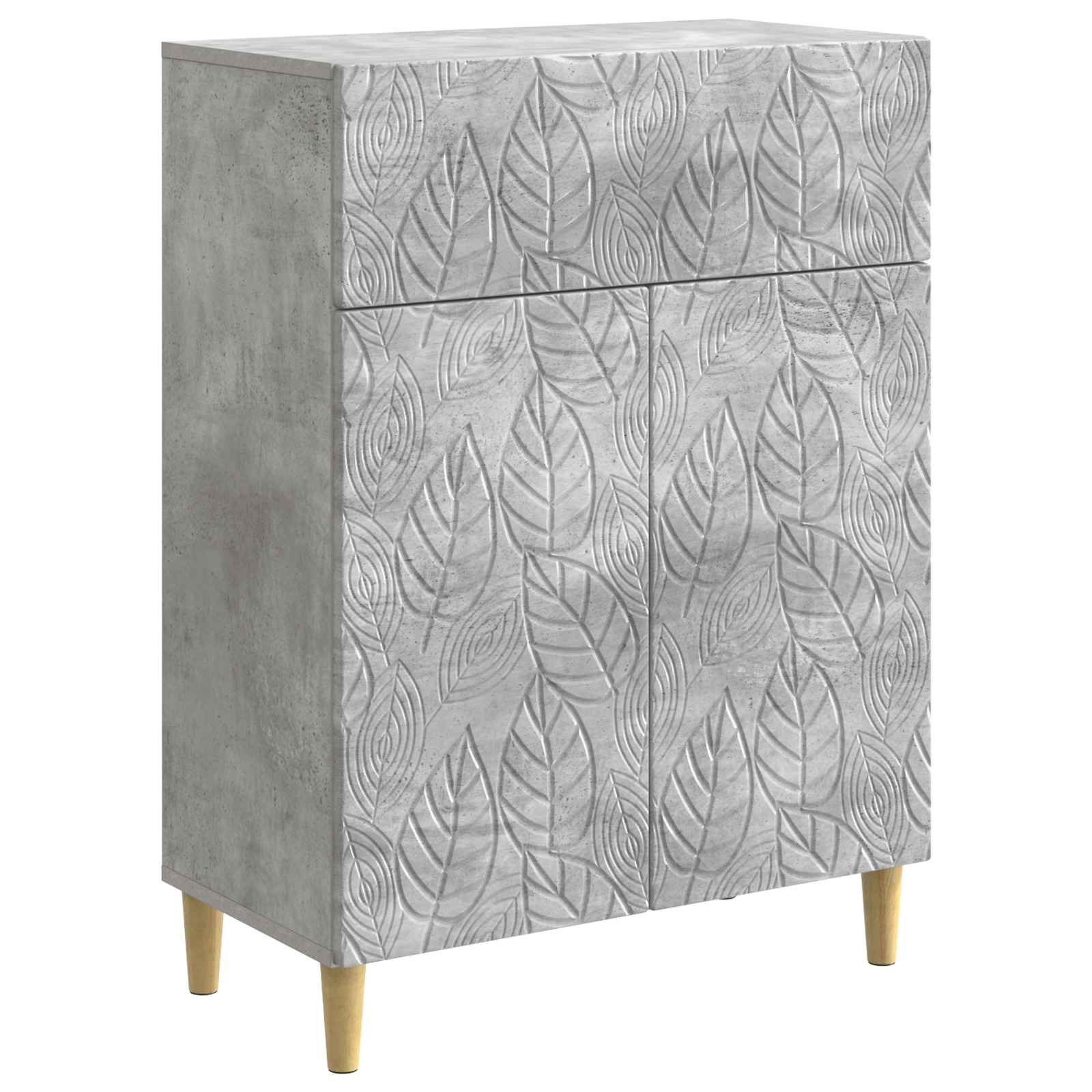 Buffet Gris béton 66 x 34,5 x 90 cm Bois d'ingénierie - XIOS