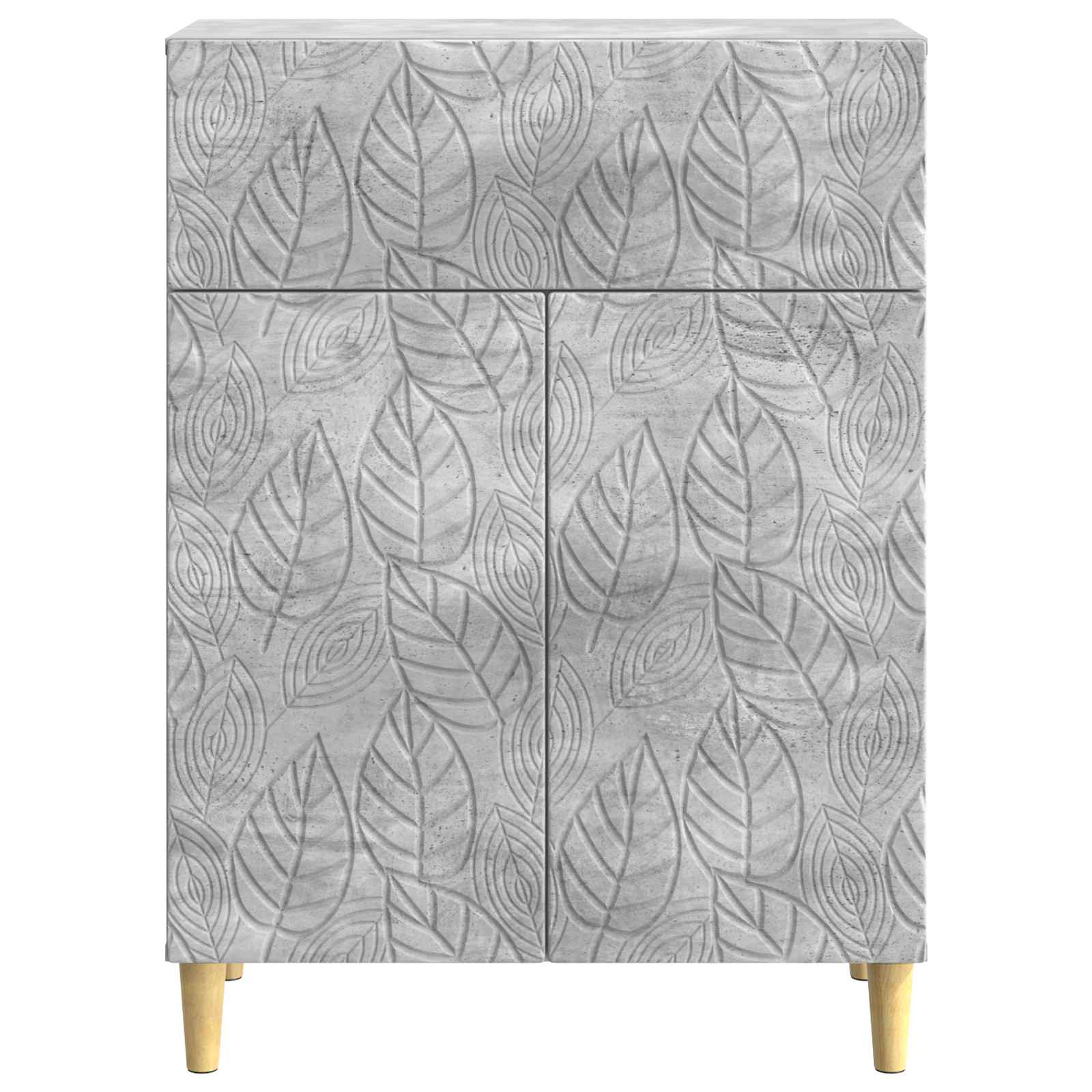 Buffet Gris béton 66 x 34,5 x 90 cm Bois d'ingénierie - XIOS