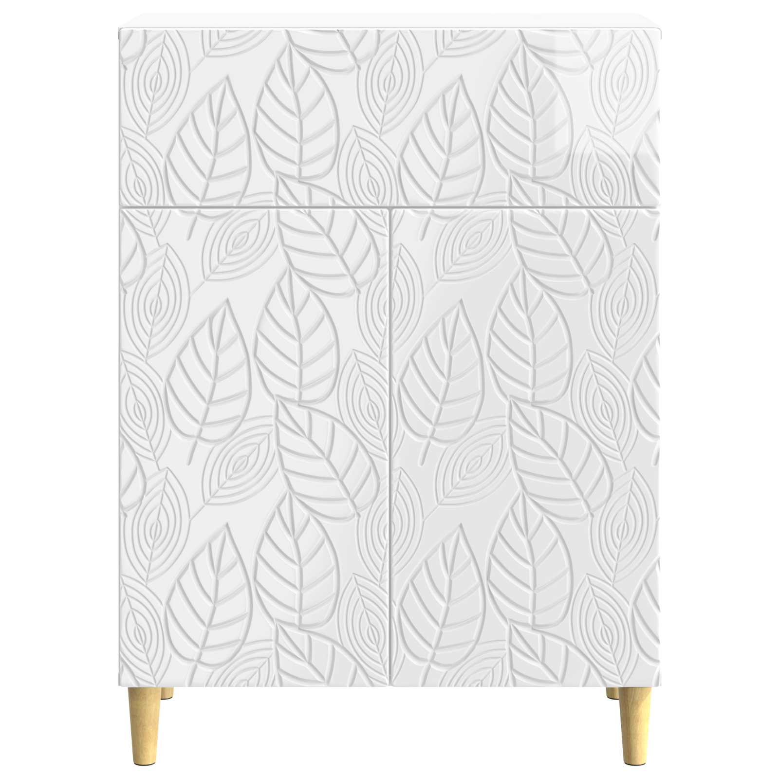 Buffet Blanc brillant 66 x 34,5 x 90 cm Bois d'ingénierie - XIOS