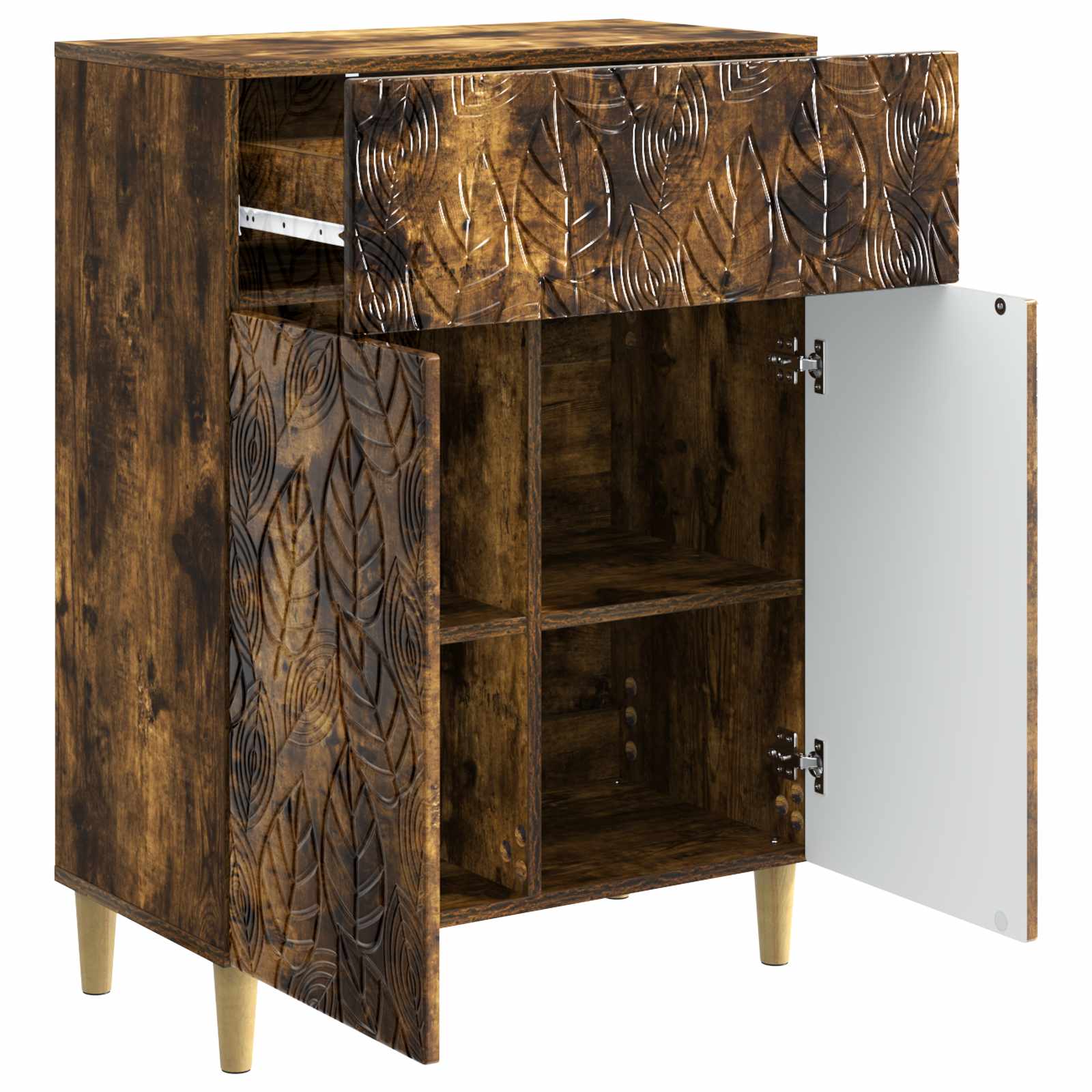 Buffet Chêne fumé 66 x 34,5 x 90 cm Bois d'ingénierie - XIOS