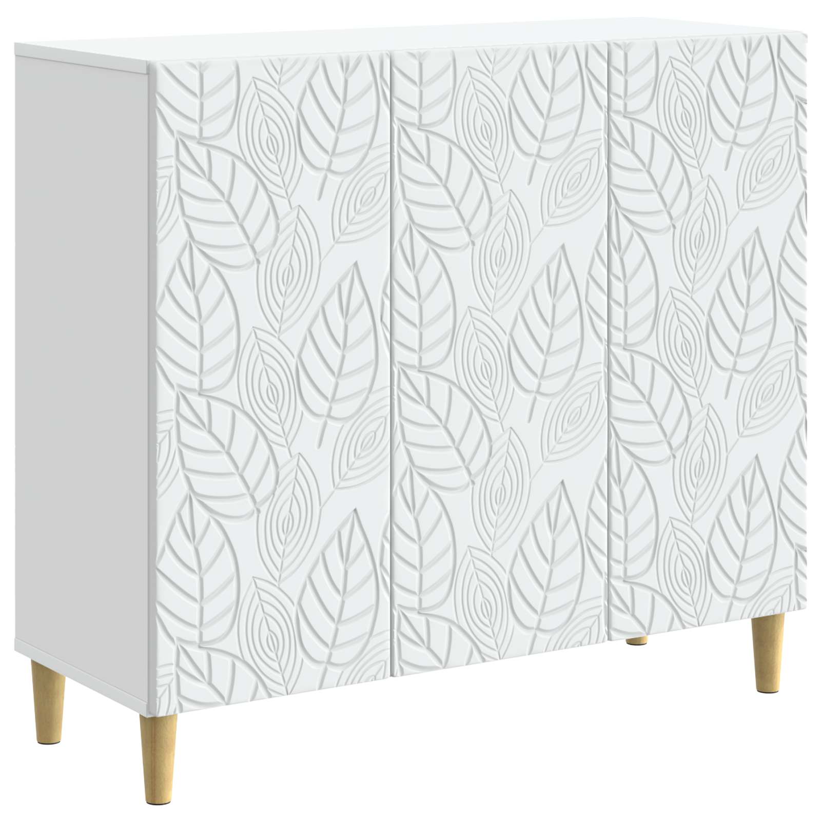 Buffet Blanc 89 x 34,5 x 80 cm Bois d'ingénierie - XIOS
