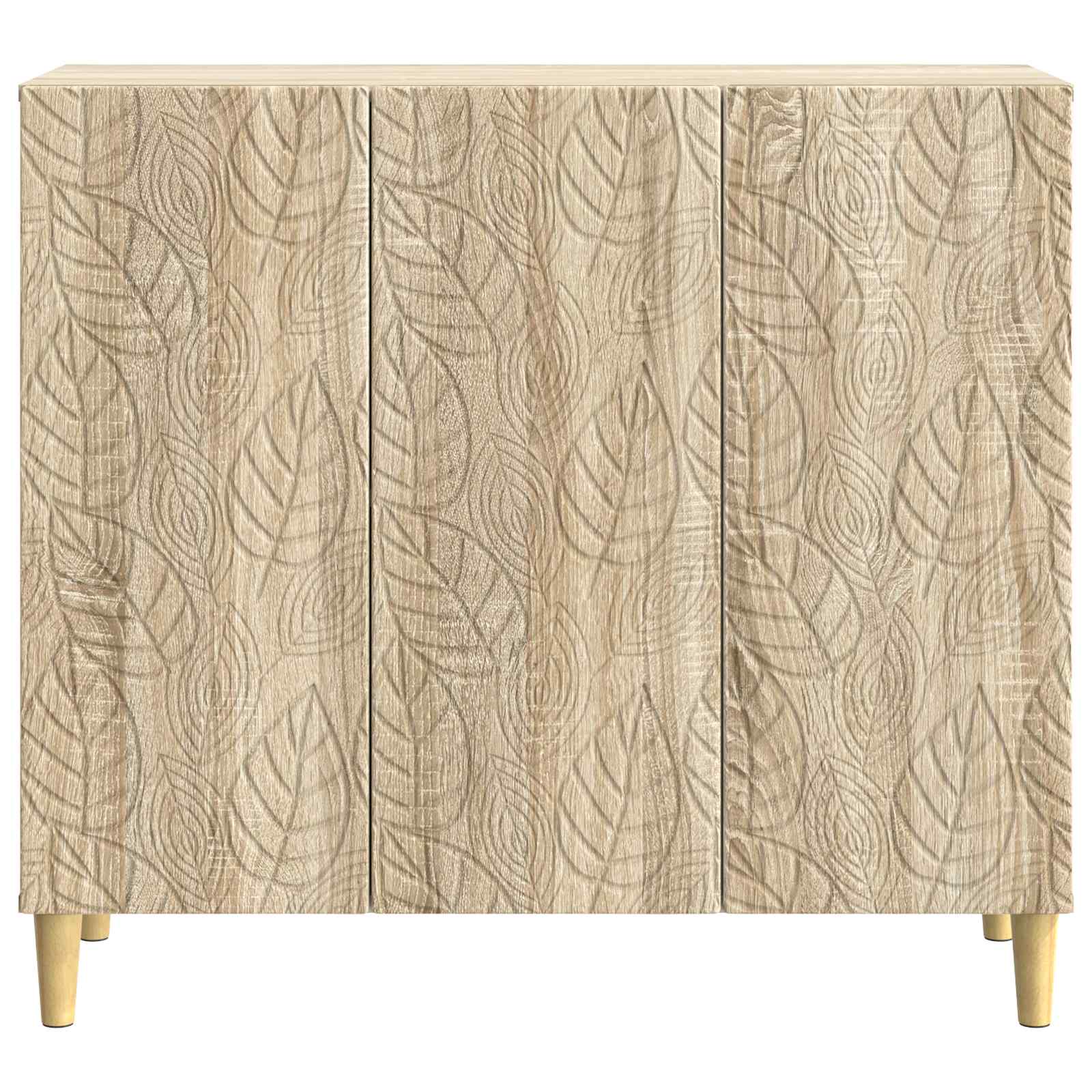 Buffet Chêne Sonoma 89 x 34,5 x 80 cm Bois d'ingénierie - XIOS