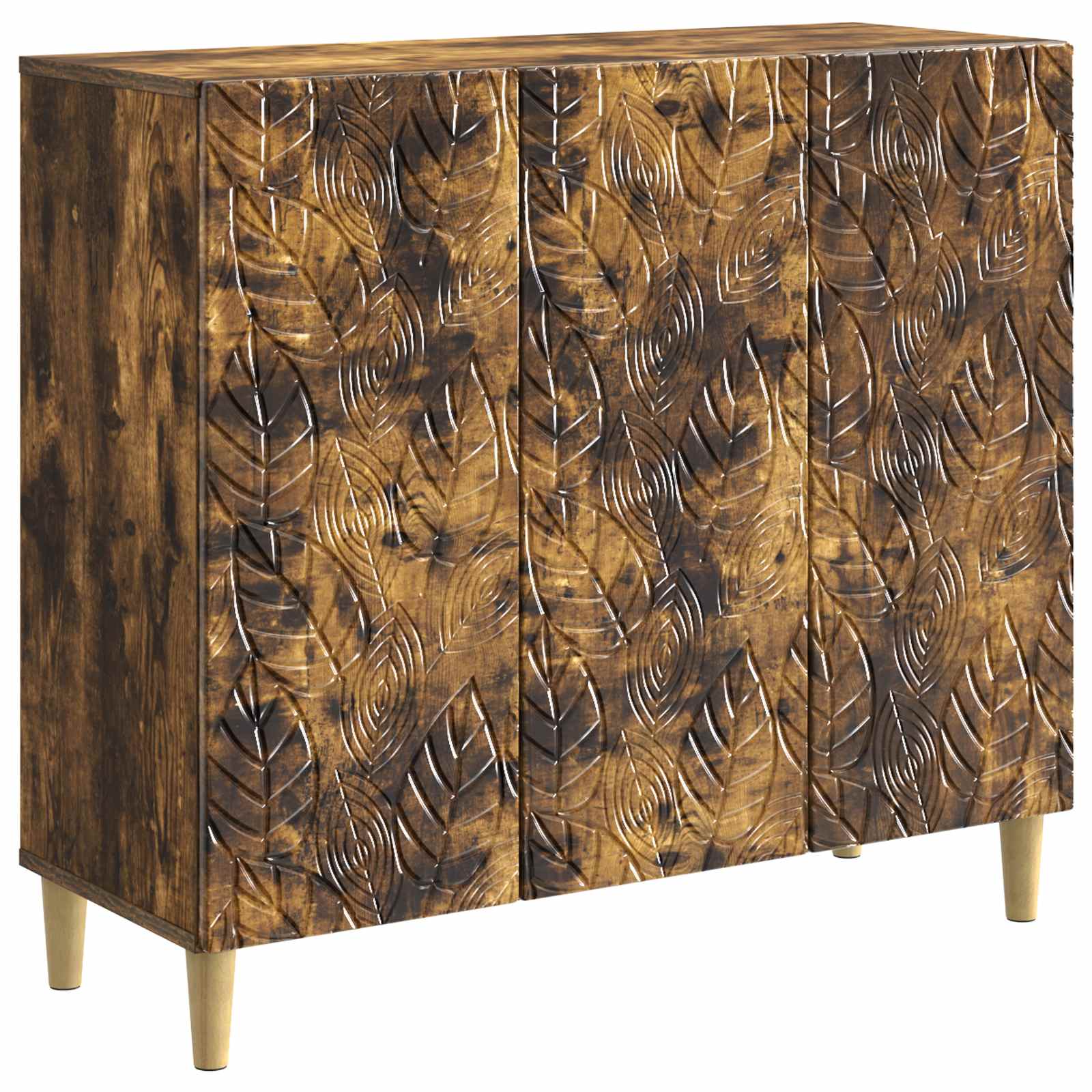 Buffet Chêne fumé 89 x 34,5 x 80 cm Bois d'ingénierie - XIOS