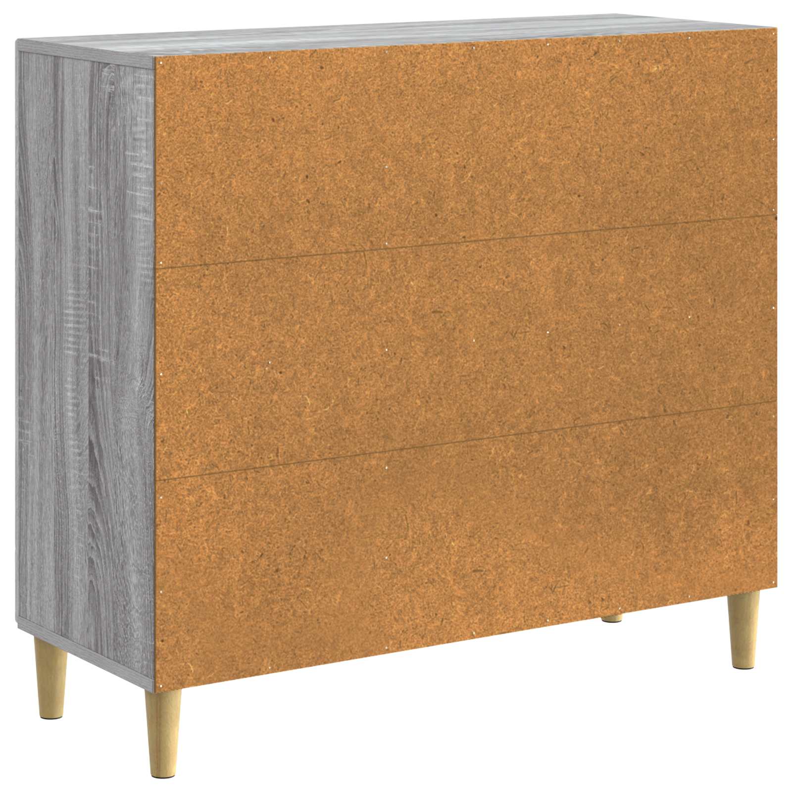 Buffet Sonoma gris 89 x 34,5 x 80 cm Bois d'ingénierie - XIOS