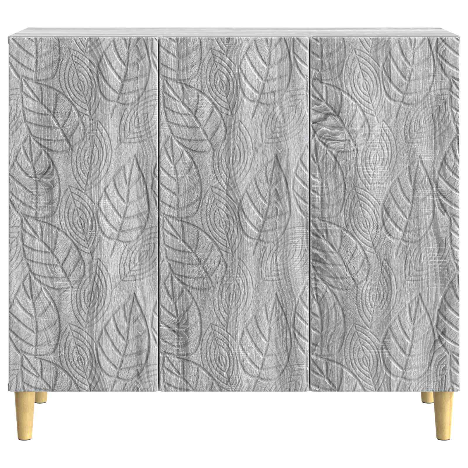 Buffet Sonoma gris 89 x 34,5 x 80 cm Bois d'ingénierie - XIOS