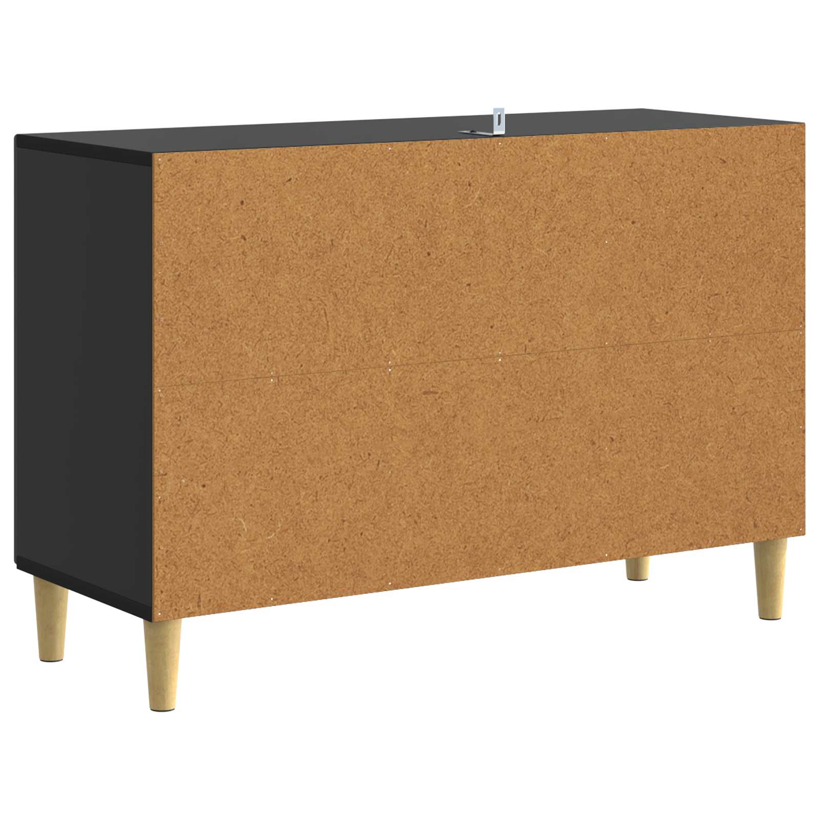 Buffet Noir 89 x 34,5 x 60 cm Bois d'ingénierie - XIOS