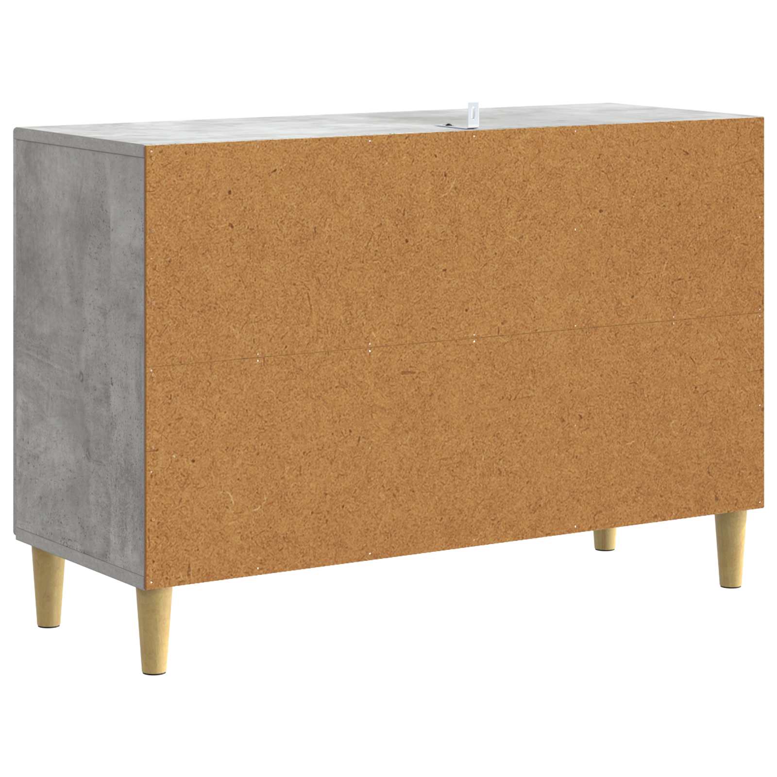 Buffet Gris béton 89 x 34,5 x 60 cm Bois d'ingénierie